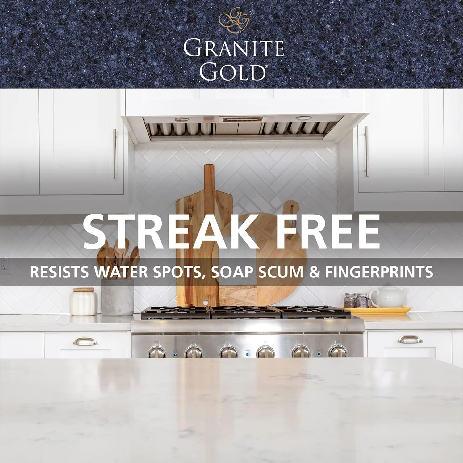 Granite Gold Quartz Clean & Shine Streak-Free Cleaner Deeps Cleans and Polishes All Quartz Surfaces Including Silestone, LG, and More, 64 Fluid Ounces and 2 x 24 Fluid Ounces - Image 5