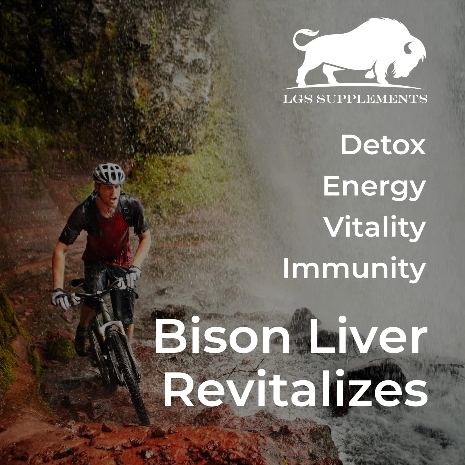 Grass Fed Bison Liver Capsules Supports Energy Production, Detoxification, Digestion, Immunity, Natural Iron Non-GMO, Freeze Dried Liver Health Supplement, 3000mg - Image 6