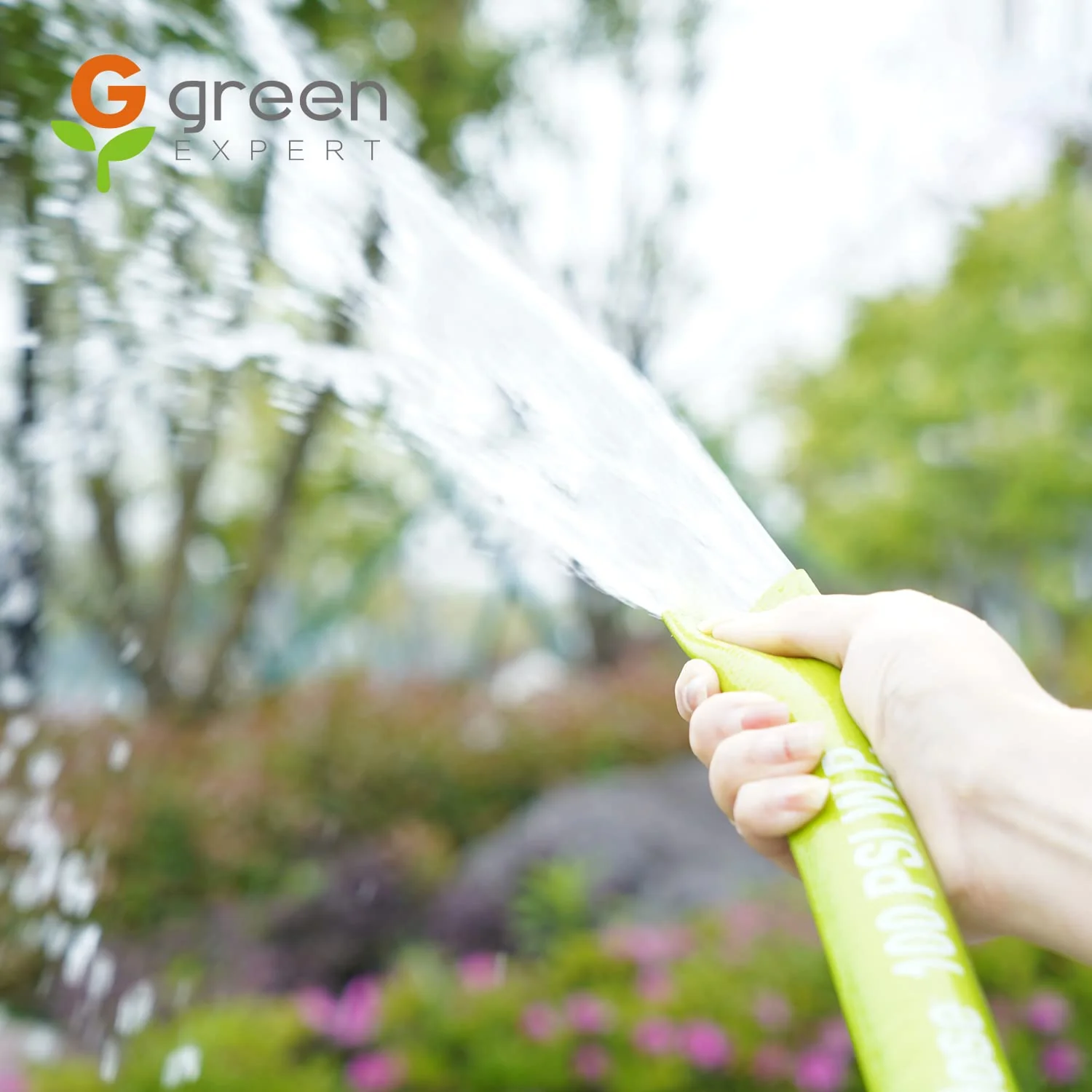 Green Expert 1-1/2" ID PVC Lay-flat Discharge Hose Heavy Duty for Pump Draining Pool Filter Backwash Garden Pond Flooded House Water Disposal, 50 Feet Length with Steel Clamp Kit - Image 3