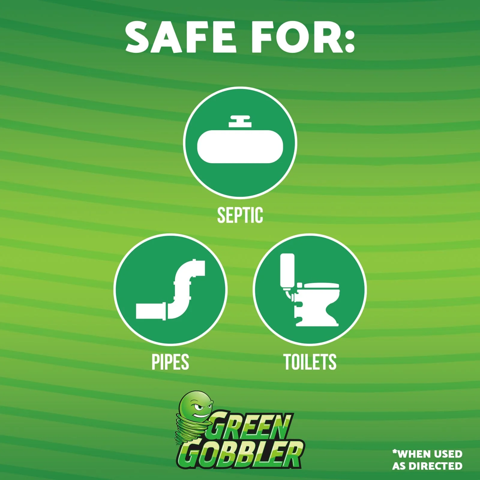 Green Gobbler EMERGENCY Septic Sludge Remover - Septic Tank Clog Remover Treatment for Clogs, Back-Ups & Foul Odors, and Overflow Prevention - 1 Gallon - Image 5