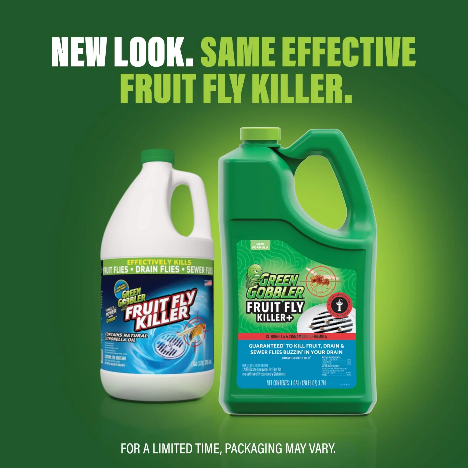 Green Gobbler Fruit Fly Goodbye Gel Drain Treatment | Killer Flies & Eliminator (1 Gallon) - Image 3