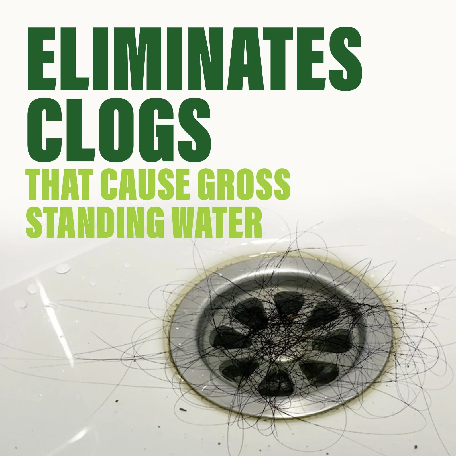 Green Gobbler Ultra Concentrated Drain Clog Remover & Cleaner | Powerful Hair, Grease & Soap Dissolver for Bathroom, Kitchen, Shower, Sink & Toilet | Safe for Pipes & Septic Systems - Image 6