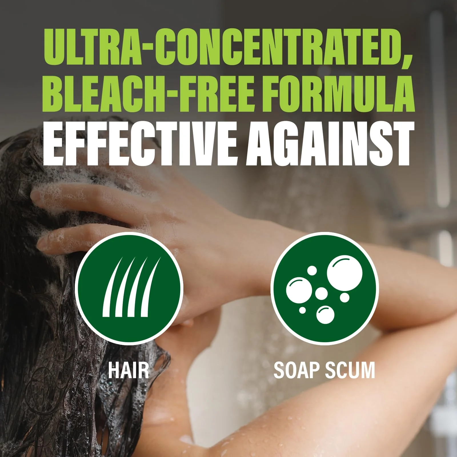 Green Gobbler Ultra Concentrated Drain Clog Remover & Cleaner | Powerful Hair, Grease & Soap Dissolver for Bathroom, Kitchen, Shower, Sink & Toilet | Safe for Pipes & Septic Systems - Image 2