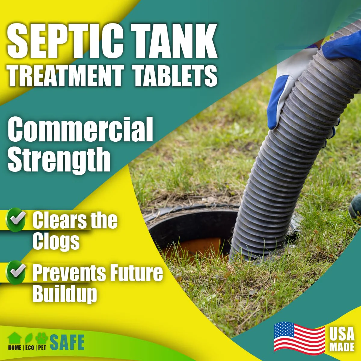 Green Pig Septic Tank Treatment Pucks – Enzyme & Bacteria-Based Treatment for Preventative Septic Maintenance, Helps Reduce Odors & Buildup, 2-Year Supply (12 Pucks) - Image 4
