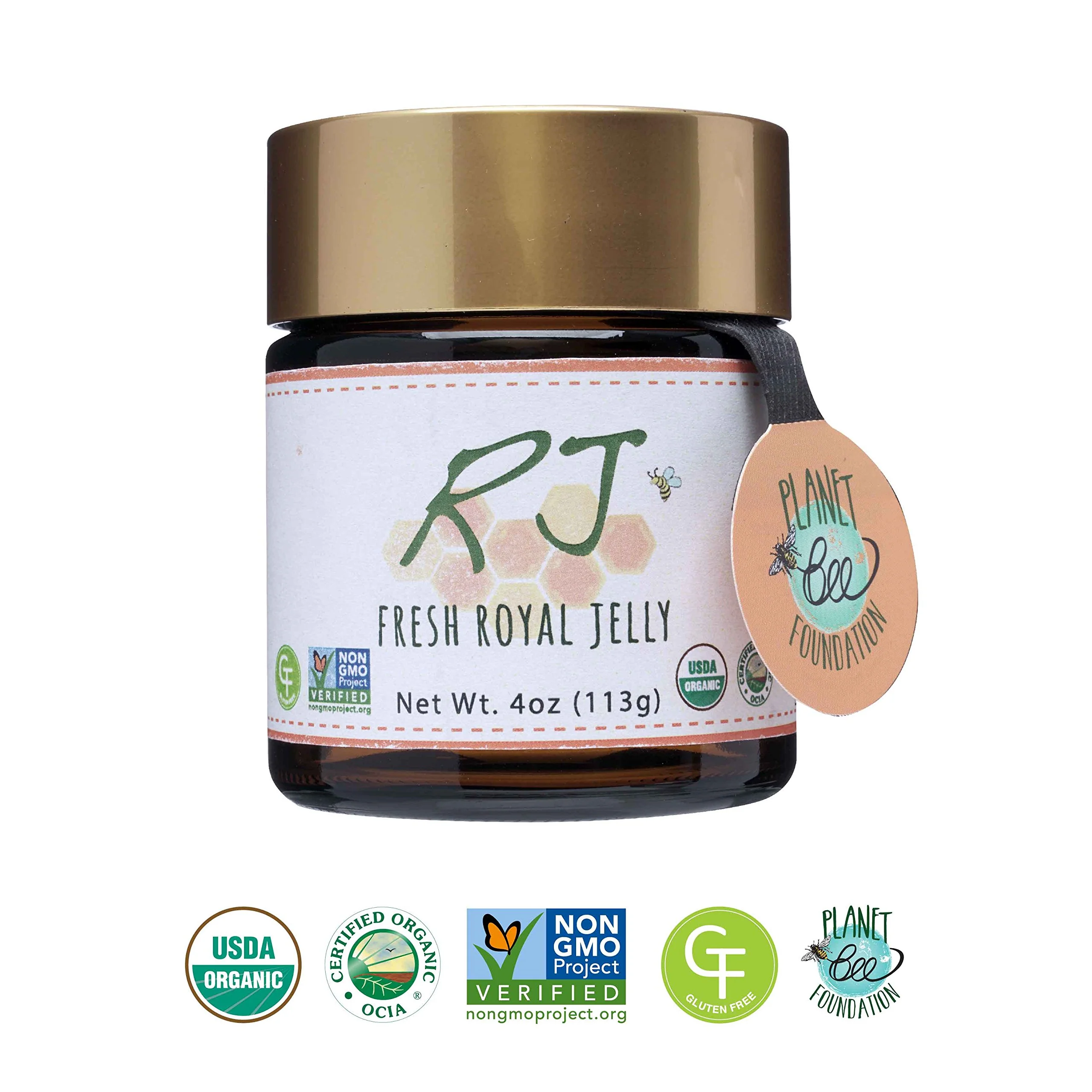 Greenbow Organic Fresh Royal Jelly - 100% USDA Certified Organic, Non-GMO, Halal, Pure, Gluten Free - One of The Most Nutrition Packed - (113g) - Image 4