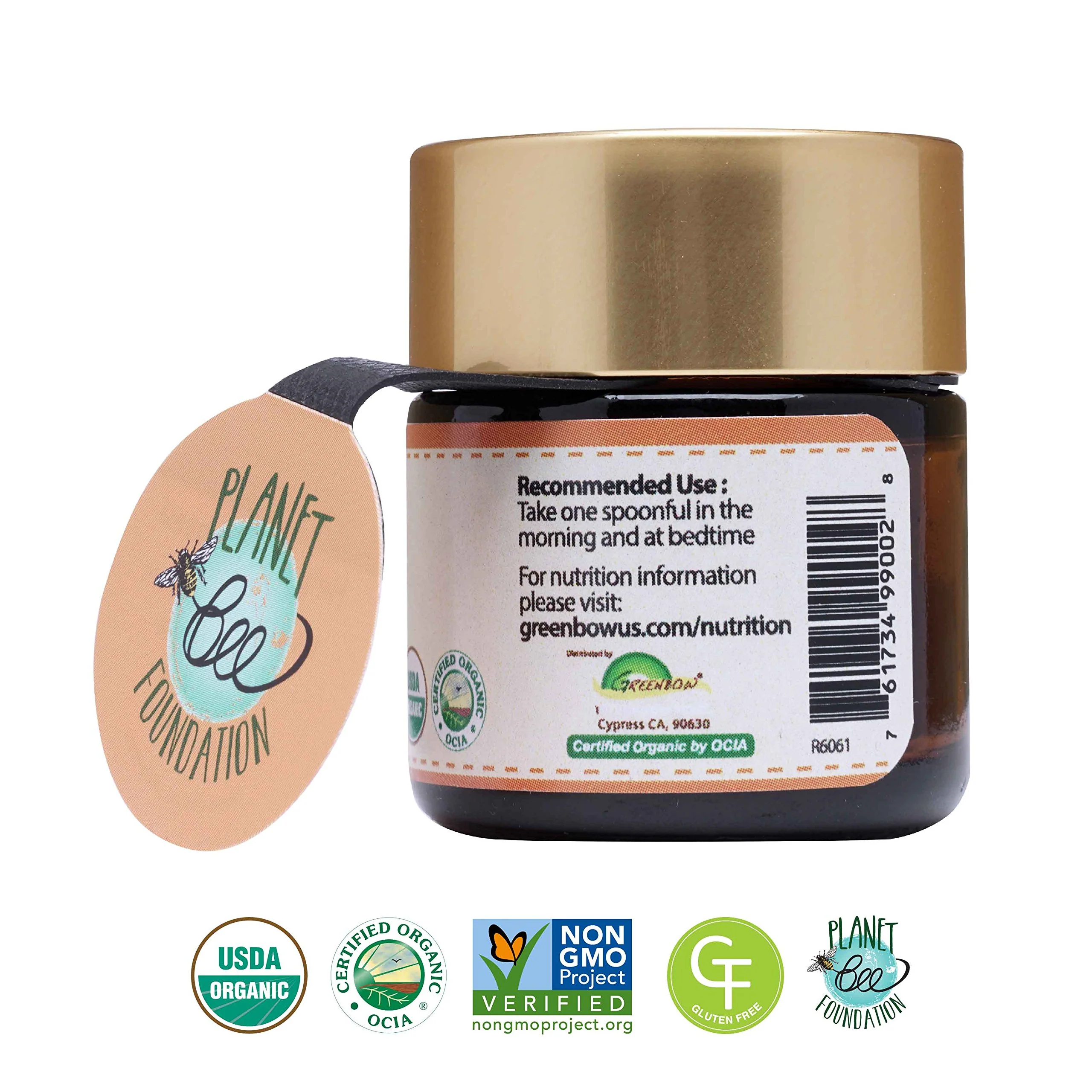 Greenbow Organic Fresh Royal Jelly - 100% USDA Certified Organic, Non-GMO, Halal, Pure, Gluten Free - One of The Most Nutrition Packed - (28g) - Image 3