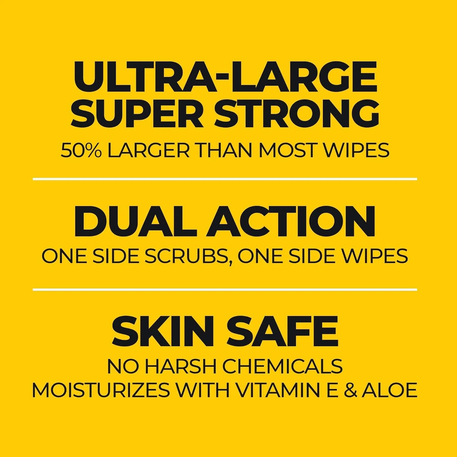 Grime Boss Heavy Duty Surface and Hand Wipes (2x60ct) | Remove Paint, Oil, Grease, Adhesives, Mud, Dirt | Workshop Replace Cleaners like Rags, Towels, Pumice, Soap - Image 4