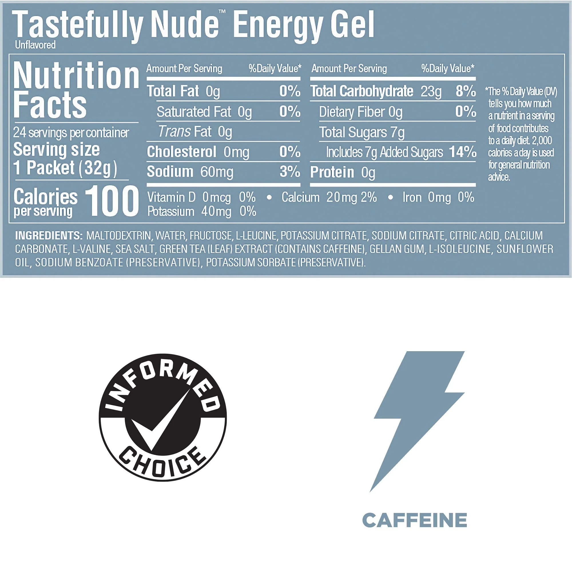 GU Energy Original Sports Nutrition Energy Gel, Vegan, Gluten-Free, Kosher, and Dairy-Free On-the-Go Energy for Any Workout, 24-Count, Tastefully Nude - Image 3