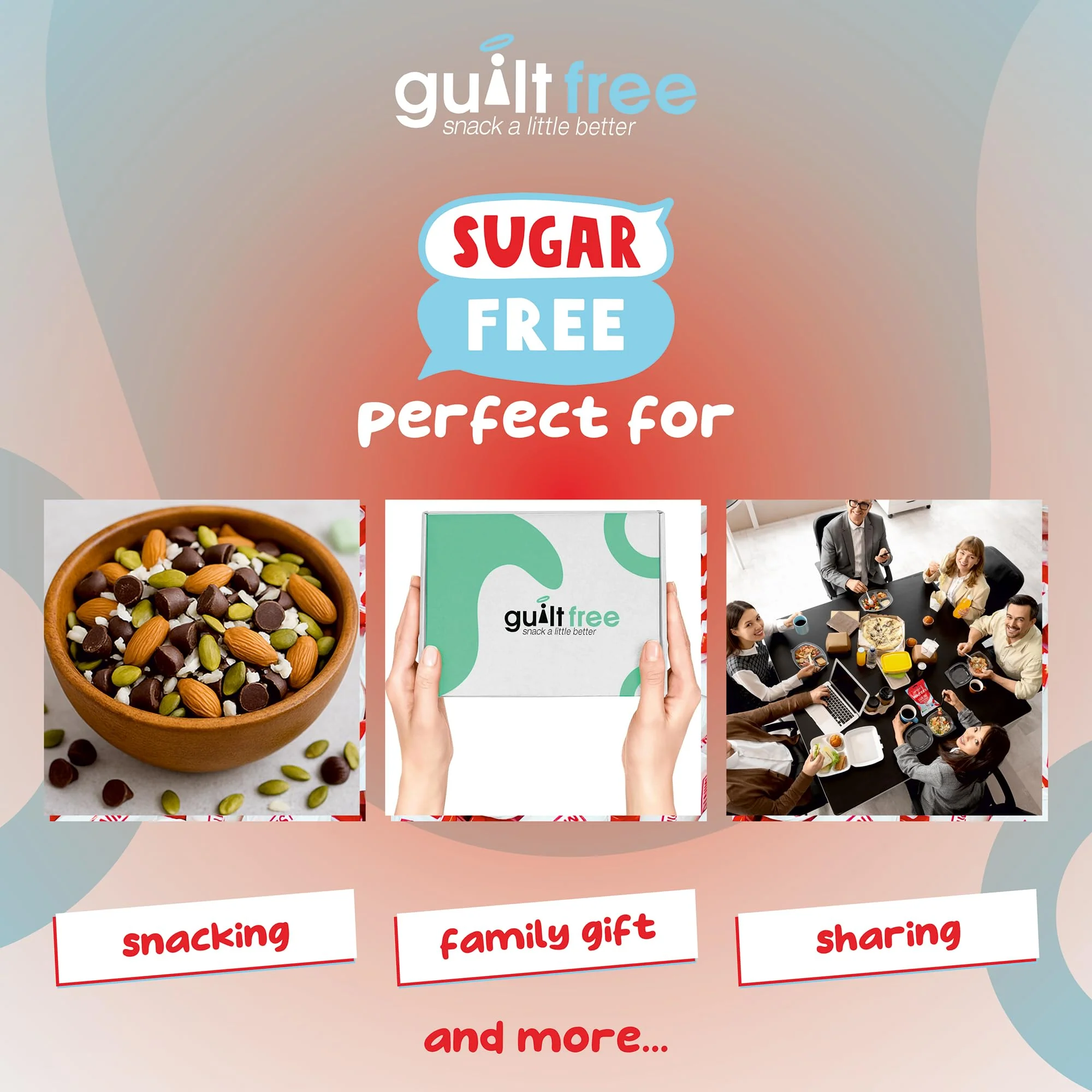 Guiltfree Sugar Free Mintoes (Wrapped) Retro Classic Sweets, Perfect Soft Chews | for Diabetic Gift Hamper Basket Party Bags Birthday Treats Valentine and Perfect for Gifting | 1 x 75g Resealable Pack - Image 2