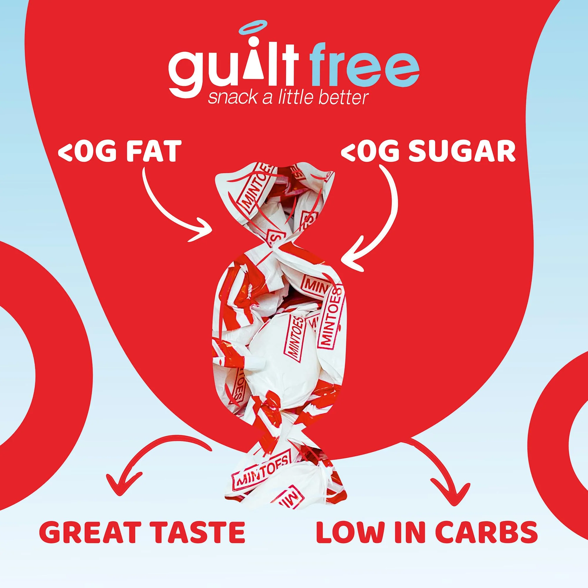 Guiltfree Sugar Free Mintoes (Wrapped) Retro Classic Sweets, Perfect Soft Chews | for Diabetic Gift Hamper Basket Party Bags Birthday Treats Valentine and Perfect for Gifting | 1 x 75g Resealable Pack - Image 7