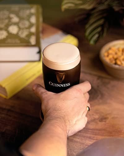 Guinness Gravity Official Beer Pint Glass 4-Pack | Large 20oz Pints Drinking Thick Beer Glasses Beer 20 oz Glasses - Image 3