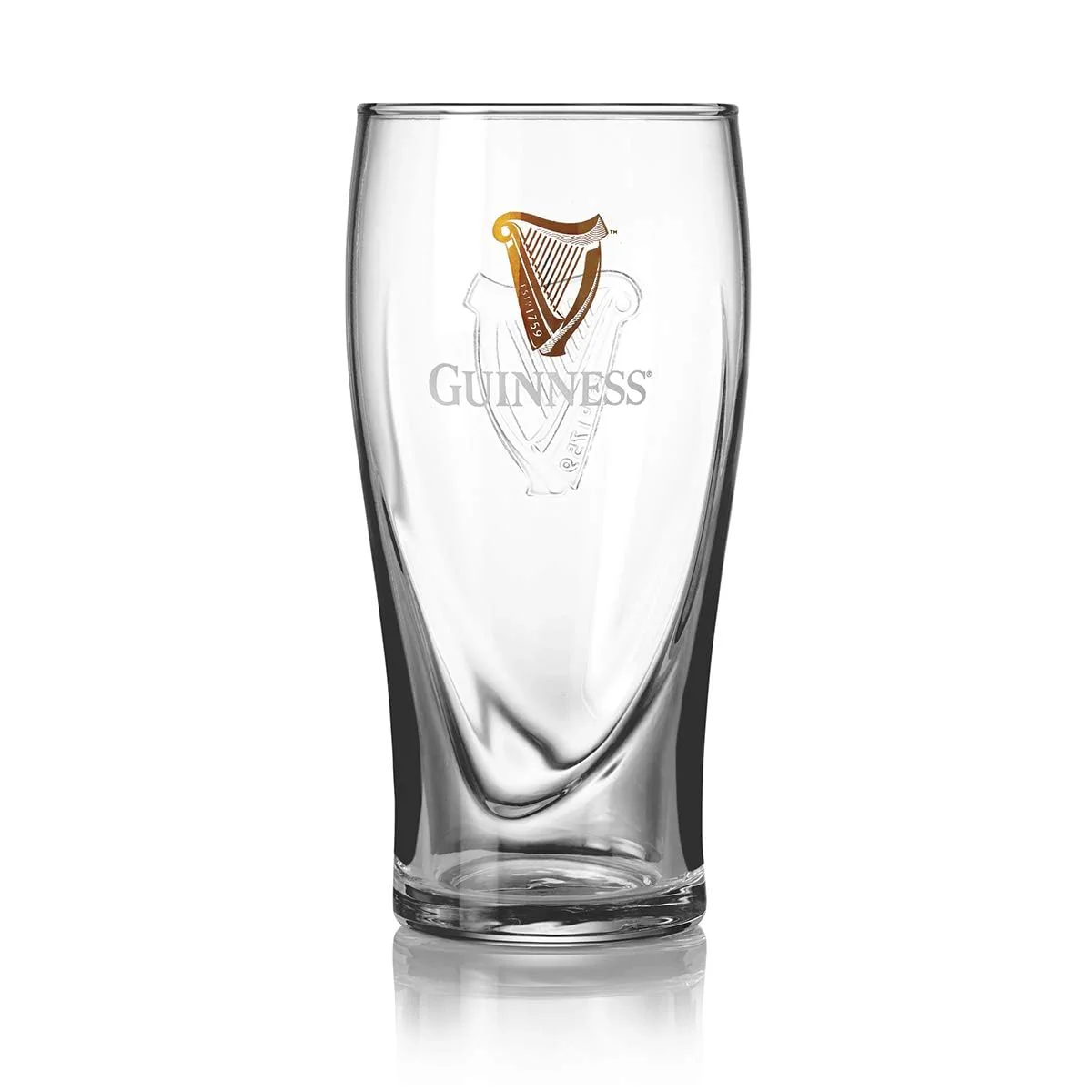 Guinness Gravity Official Beer Pint Glass 4-Pack | Large 20oz Pints Drinking Thick Beer Glasses Beer 20 oz Glasses - Image 9