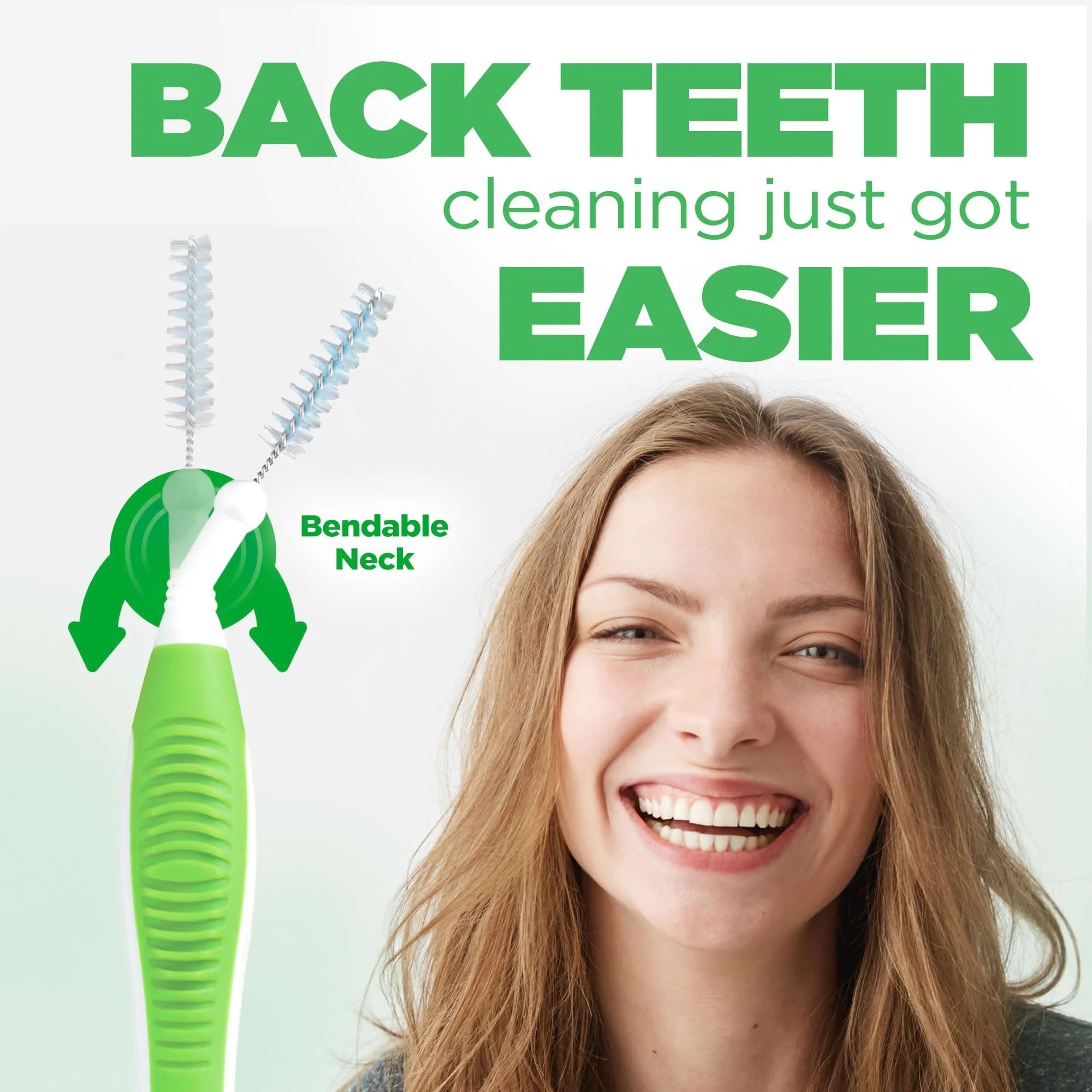 GUM Proxabrush Go-Betweens - Tight - Interdental Brushes - Soft Bristled Dental Picks for Plaque Removal Health - Safe for Braces & Dental Devices, 10ct (Pack of 6) - Image 4