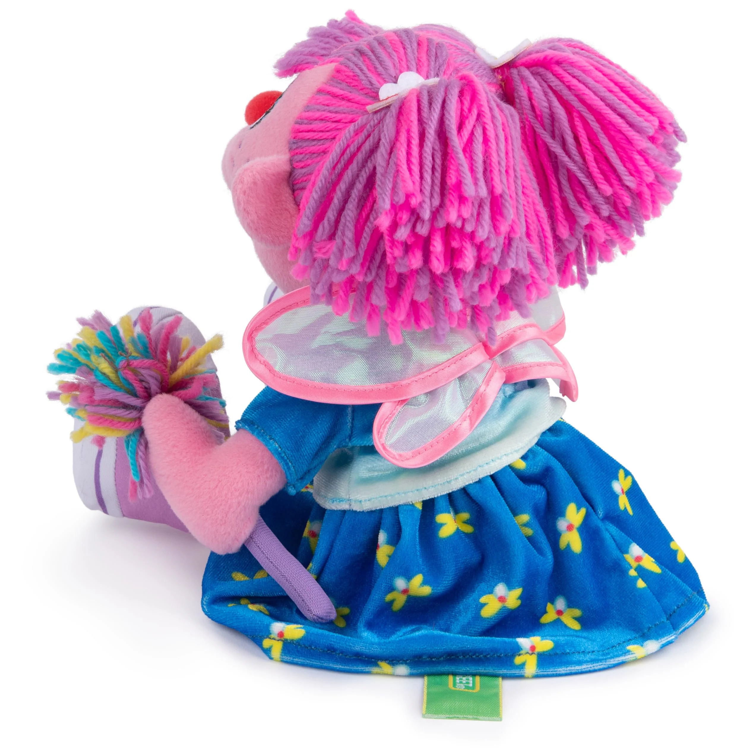 GUND Sesame Street Official Abby Cadabby Muppet Plush, Premium Plush Toy for Ages 1 & Up, Pink/Blue, 11” - Image 4