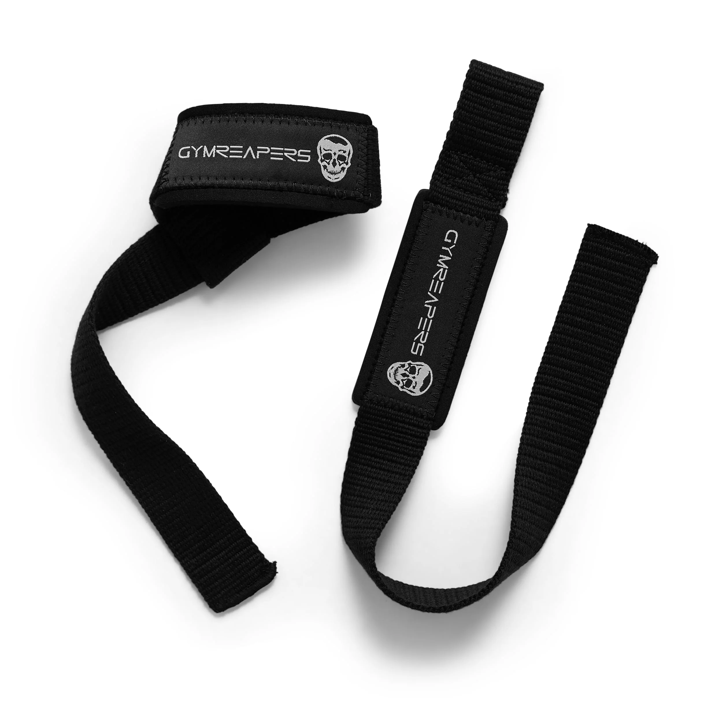 Gymreapers Lifting Wrist Straps for Weightlifting, Bodybuilding, Powerlifting, Strength Training, & Deadlifts - Padded Neoprene with 18" Cotton (Black) - Image 6