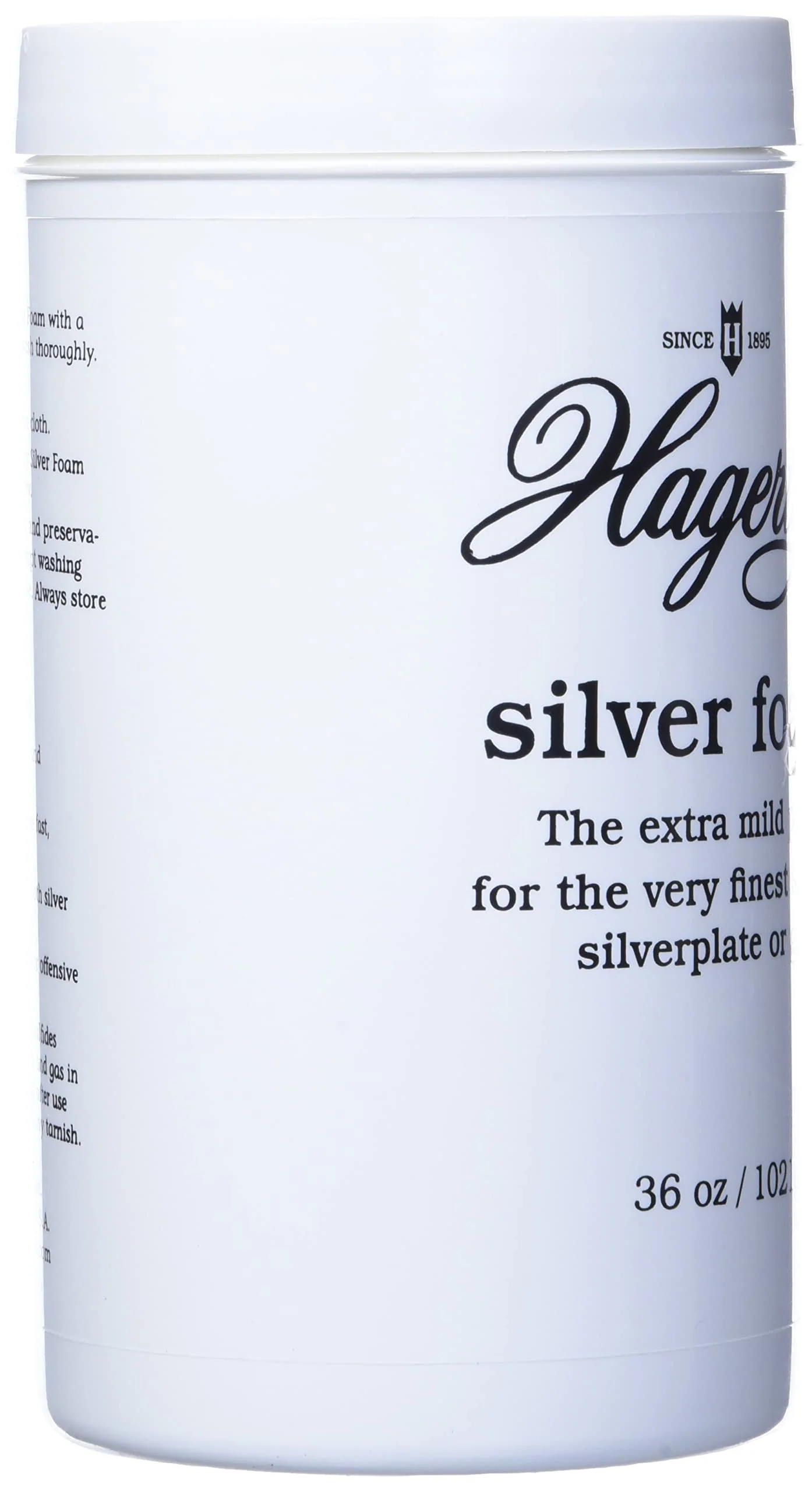 Hagerty Silver Foam: Mild Silver Polish, Gently Removes Tarnish from Sterling, Silver Plate, and Gold, 36-Ounce - Image 3