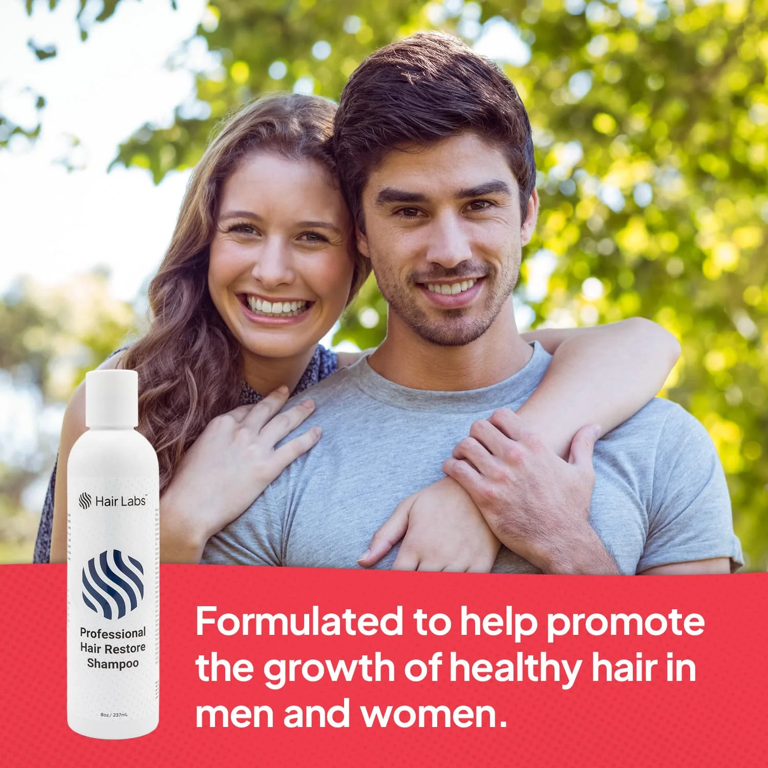 Hair Labs Professional Strength Hair Restore Shampoo, 8 Fl Oz | Extra Potent Hair Loss Shampoo for Women & Men Nourishes Scalp and Stimulates Growth | Champu para la Caida del Cabello y Crecimiento - Image 3