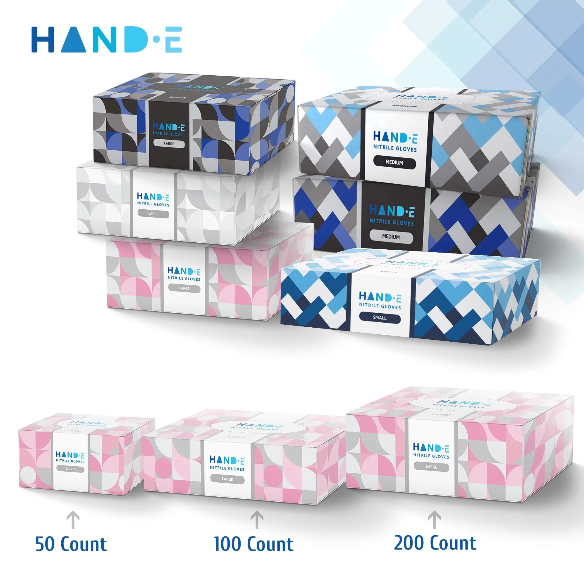 Hand-E Touch Pink Nitrile Disposable Gloves Small, 200 Count - Esthetician, Nail Tech, Microblading, Hair Dye & Stylist, Salon, Cleaning Gloves - Latex Free - Image 2