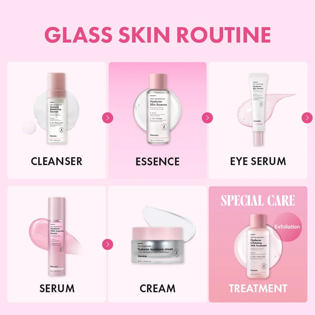 Hanskin Hyaluron Skin Essence Toner – Korean Hydrating Toner for Glass Skin | Hyaluronic Acid & Collagen | Lightweight Moisturizing Astringent for Dry, Sensitive & Dull Skin | K-Beauty (5.07 fl oz) - Image 2