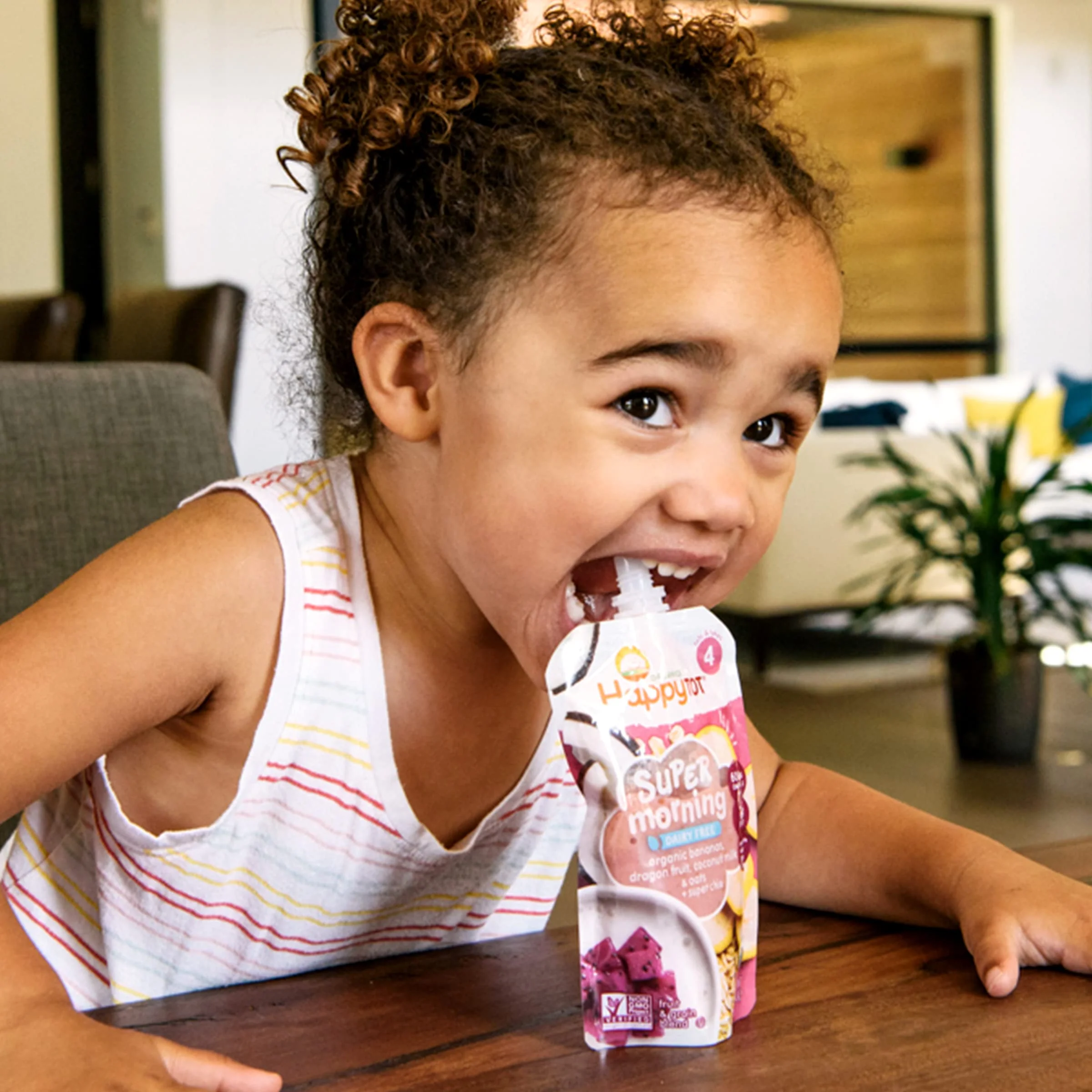 Happy Tot Organics Stage 4 Baby Food Pouches, Gluten Free, Super Morning Fruit & Oat Variety Pack Blend 4 Oz (Pack of 16), Amazon Exclusive - Image 2
