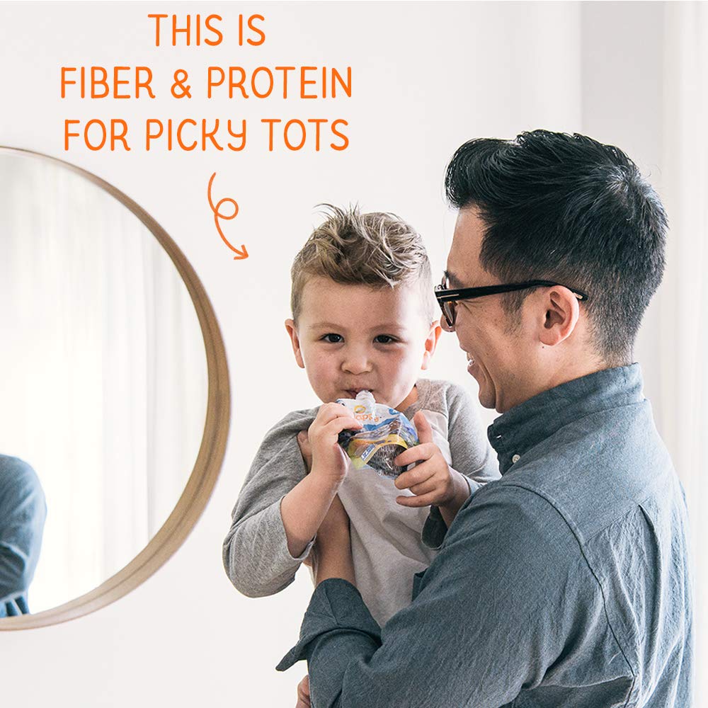 Happy Tot Organics Stage 4 Baby Food Pouches, Gluten Free, Vegan Snack, Fiber & Protein Fruit & Veggie Puree, Fruit & Veggie Variety Pack, 4 Ounce (Pack of 16) - Image 3