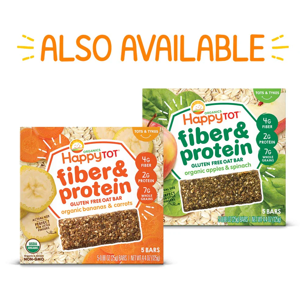 Happy Tot Organics Stage 4 Baby Food Pouches, Gluten Free, Vegan Snack, Fiber & Protein Fruit & Veggie Puree, Fruit & Veggie Variety Pack, 4 Ounce (Pack of 16) - Image 4