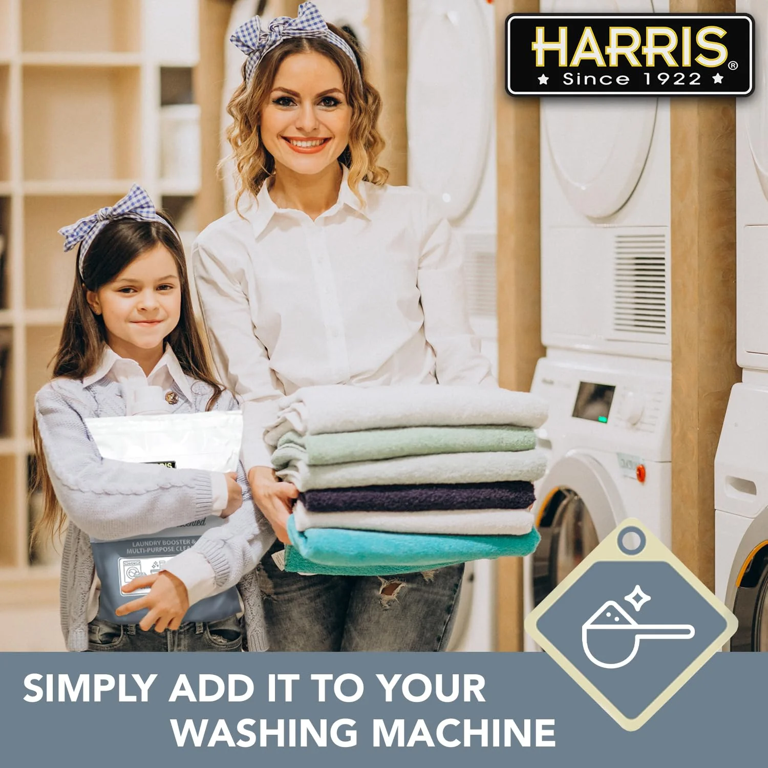 Harris Borax Powder Hard Water Laundry Booster and Multi-Purpose Cleaner, 10lb (Unscented) - Image 3