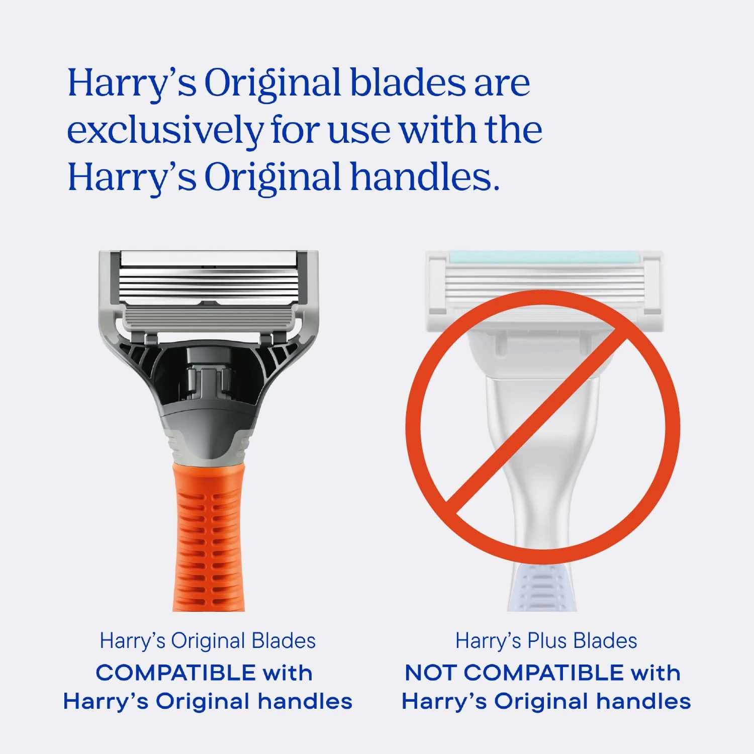 Harry's Original Razor Blades for Men - 10 Count - Premium Razor Blade Refill Cartridges - German Engineered - Image 3