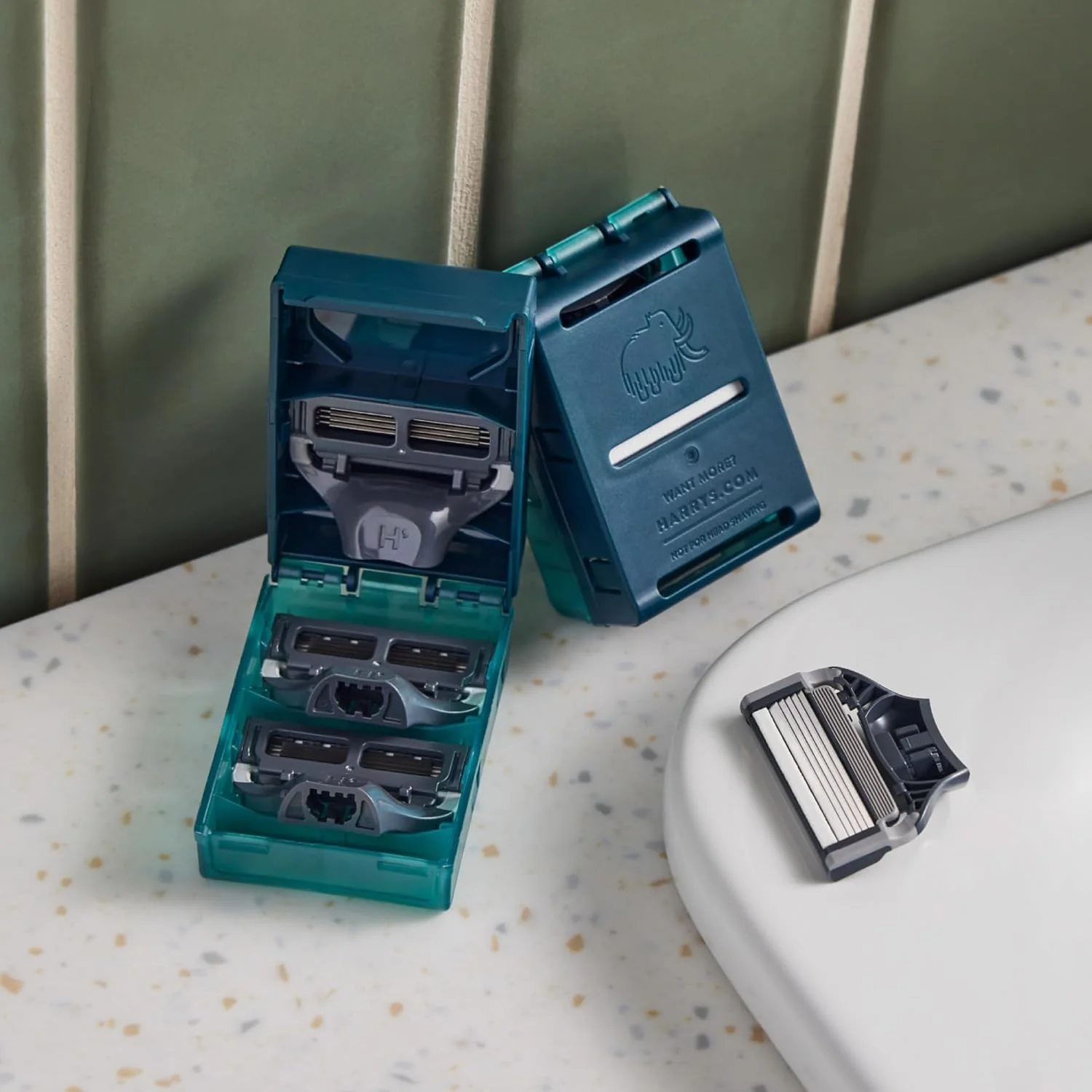 Harry's Original Razor Blades for Men - 14 Count - Premium Razor Blade Refill Cartridges - German Engineered - Image 3