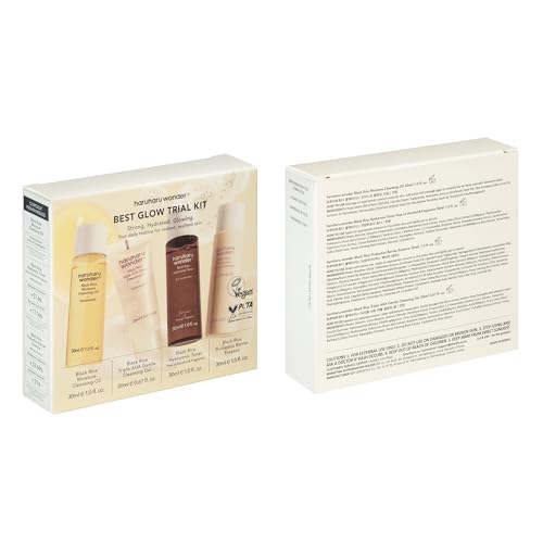 haruharu Wonder Best Glow Trial Kit, Strong, Hydrated, Glowing, Daily Routine, Mini Size, Double Cleansing, Toner, Barrier Essence - Image 2