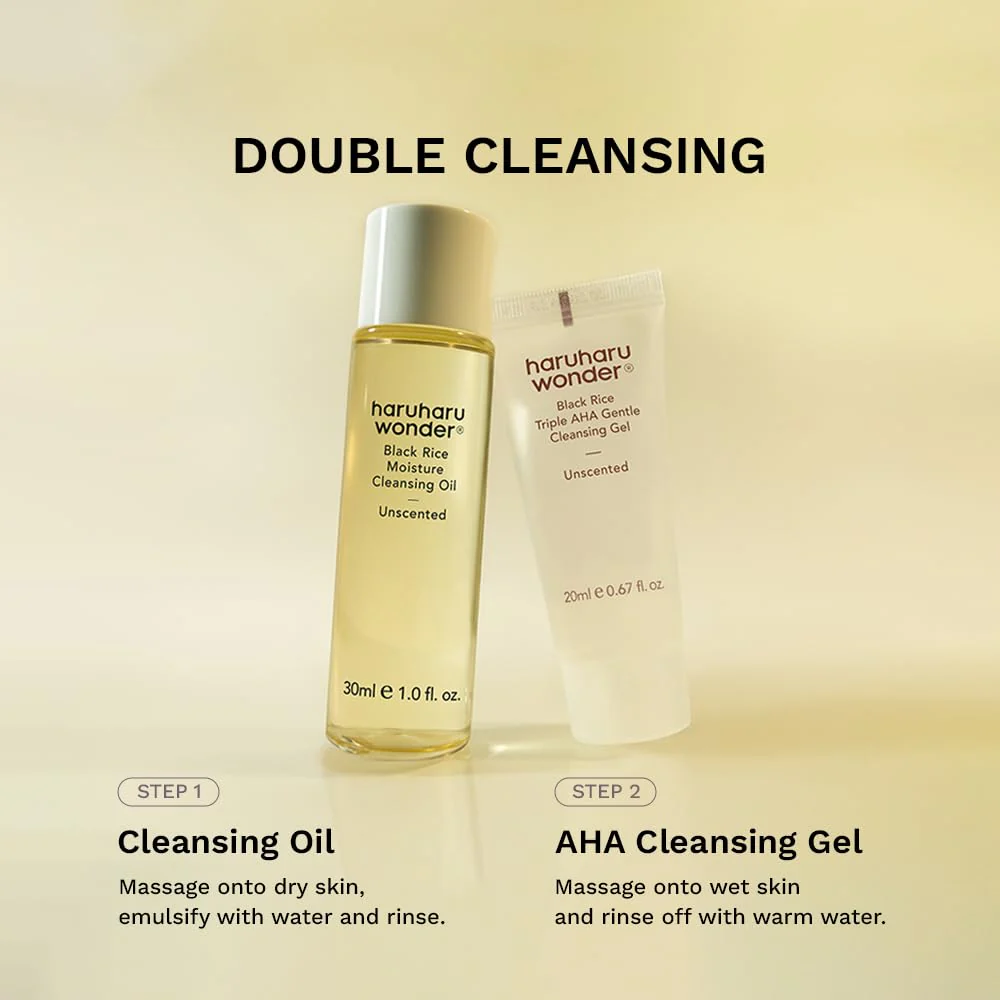 haruharu Wonder Best Glow Trial Kit, Strong, Hydrated, Glowing, Daily Routine, Mini Size, Double Cleansing, Toner, Barrier Essence - Image 9