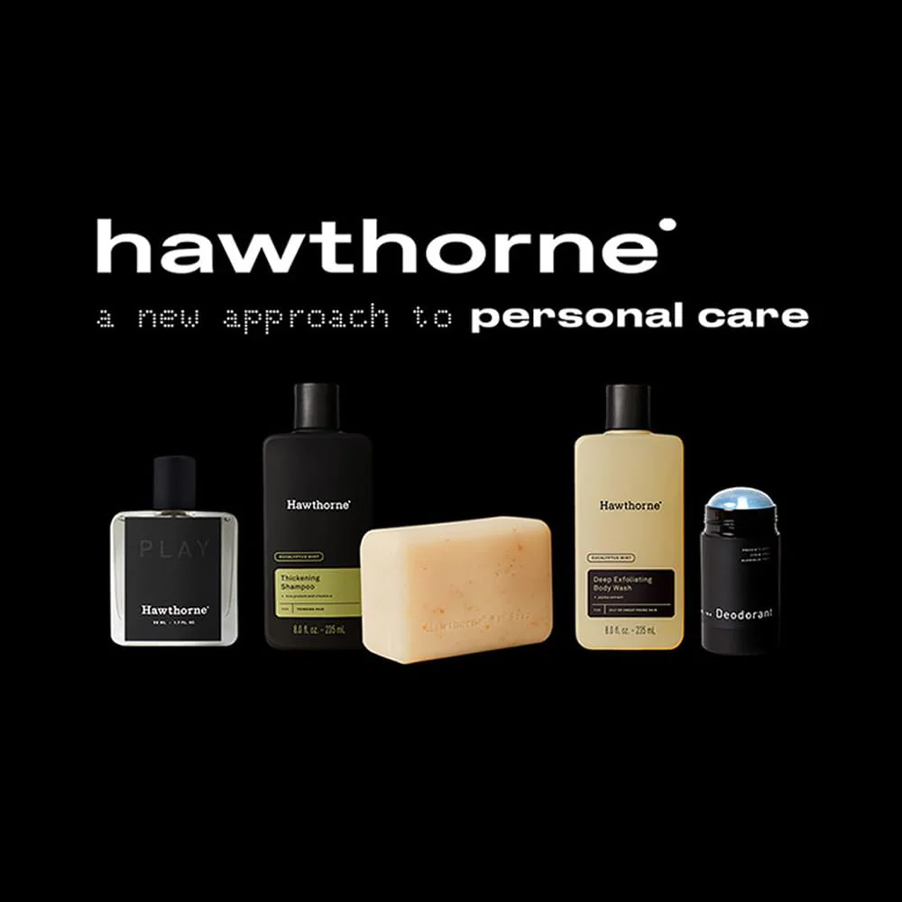 Hawthorne Men's Everyday Shampoo and Conditioner Set. Sulfate Free Shampoo and Conditioner with Pure Avocado Oil and Coconut Oil For Stronger, Healthier Hair. Mint and Eucalyptus Scent. 8 fl. oz each. - Image 2