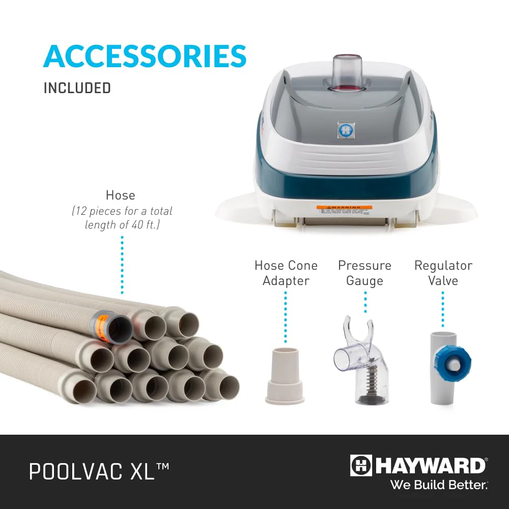 Hayward W32025ADC PoolVac XL Automatic Inground Pool Vacuum Cleaner, Suction Gunite Pool Cleaner up to 20 x 40 ft - Image 5