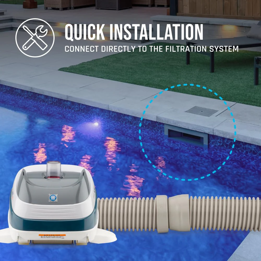 Hayward W32025ADC PoolVac XL Automatic Inground Pool Vacuum Cleaner, Suction Gunite Pool Cleaner up to 20 x 40 ft - Image 7