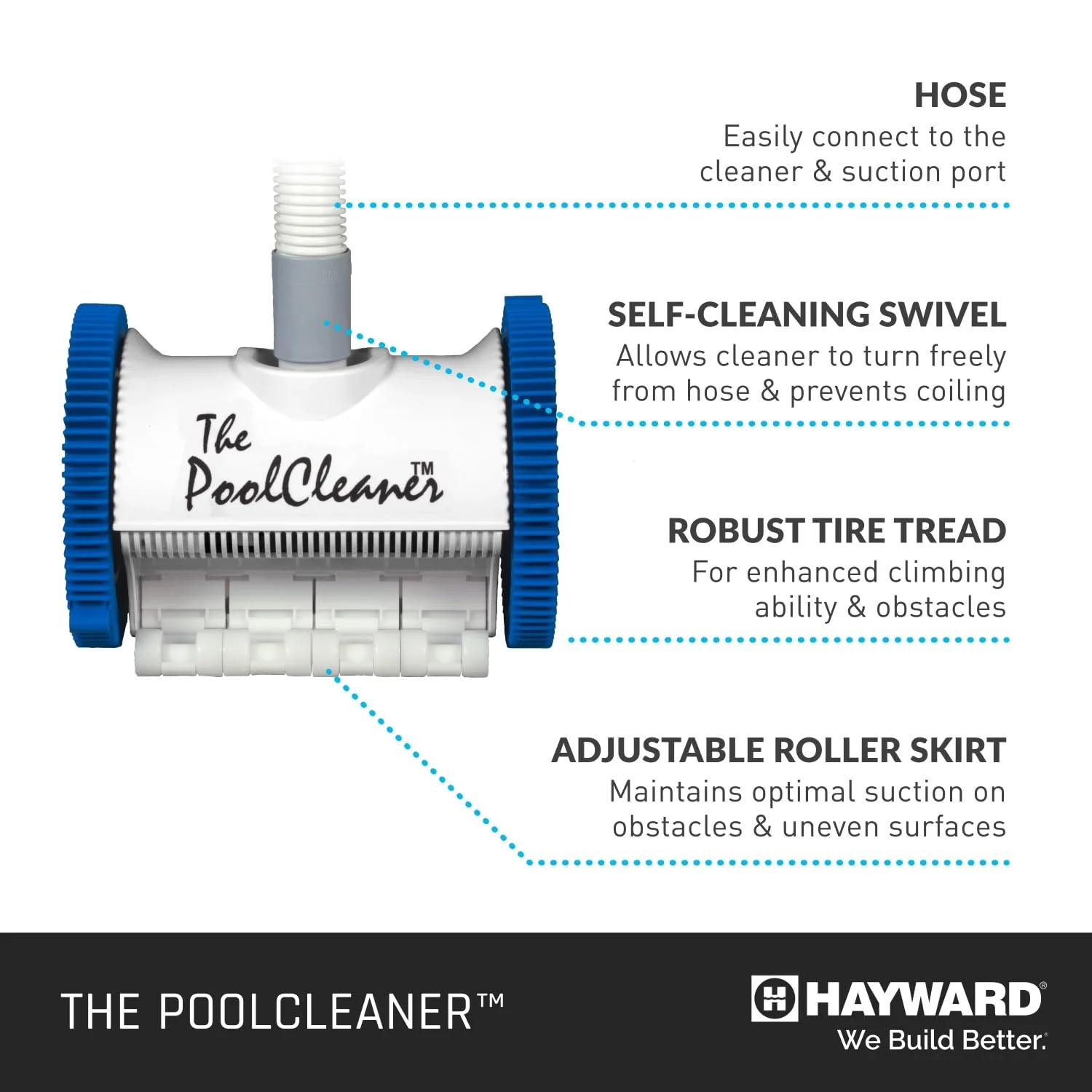 Hayward W3PVS20JST Poolvergnuegen Suction Pool Cleaner for In-Ground Pools up to 16 x 32 ft. (Automatic Pool Vaccum) - Image 2