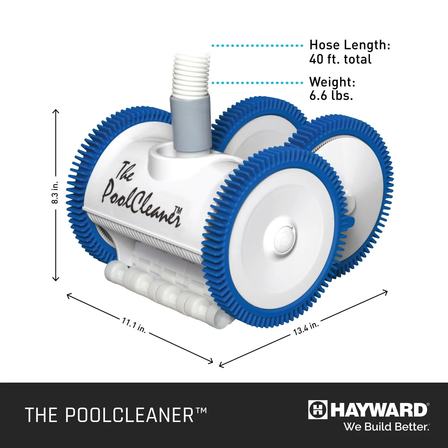 Hayward W3PVS40JST Poolvergnuegen Suction Pool Cleaner, Automatic Vacuum for In-Ground Pools up to 20 x 40 ft. - Image 3