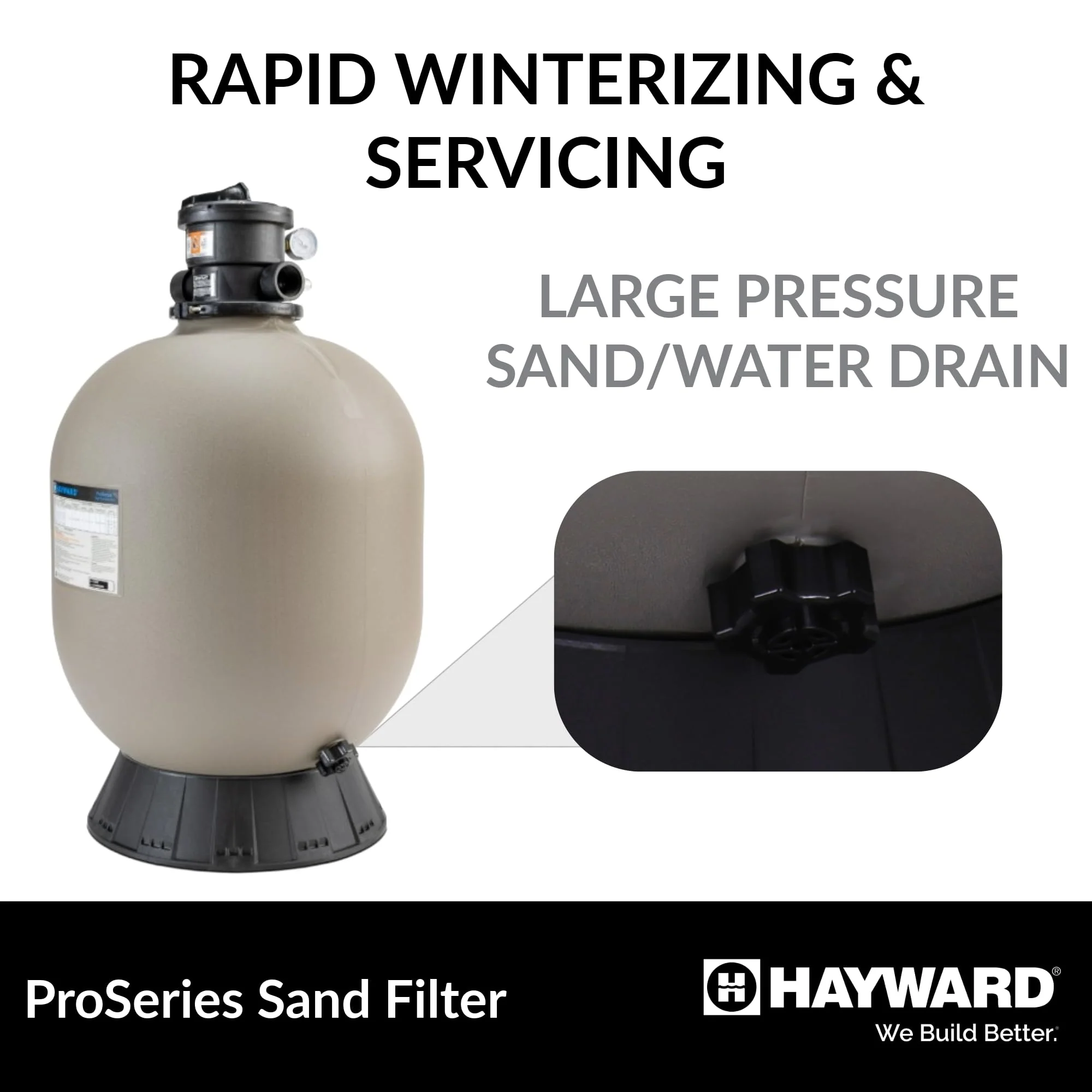 Hayward W3S244T ProSeries Sand Filter, 24-Inch, Top-Mount - Image 4