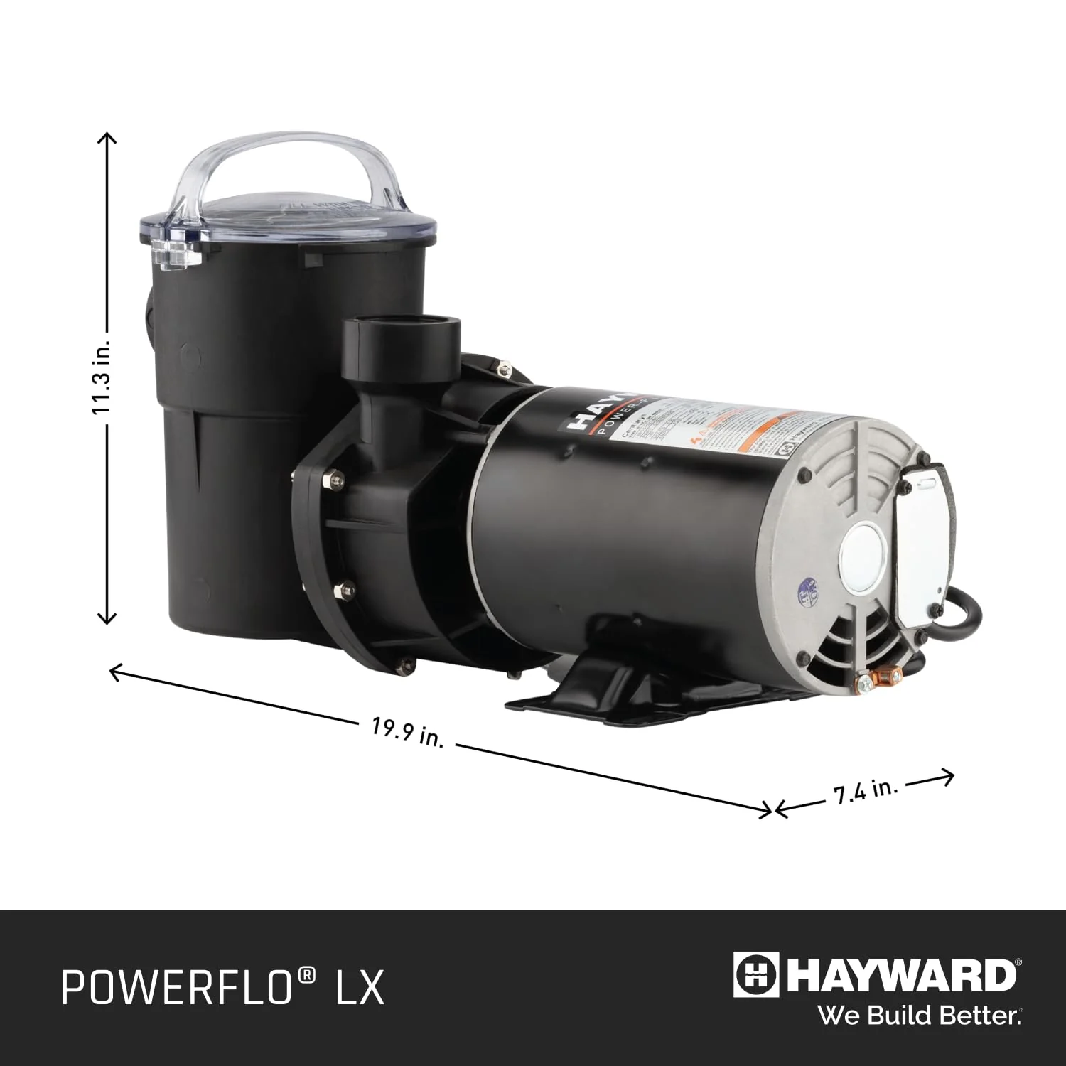 Hayward W3SP1580X15 PowerFlo LX Pool Pump for Above Ground Pools, 1.5 HP - Image 5