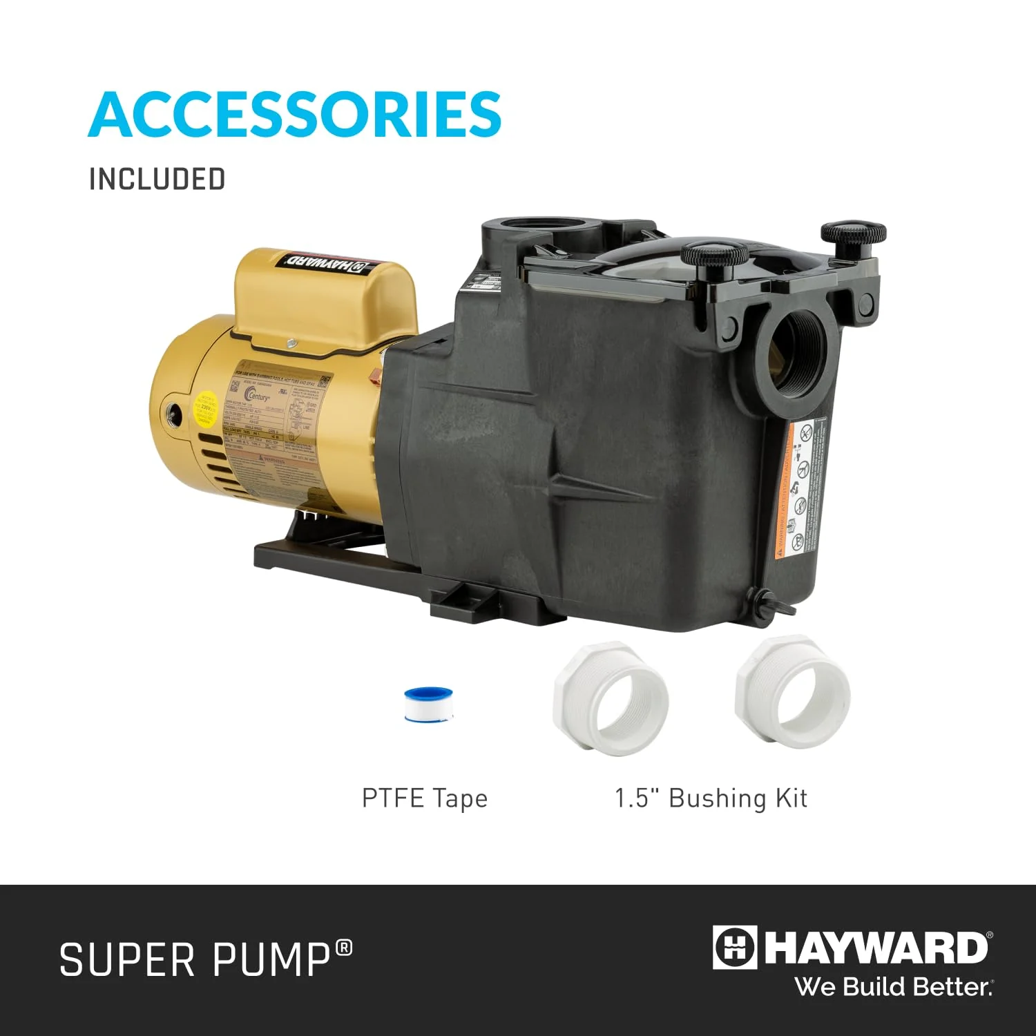 Hayward W3SP2607X10 Super Pump 1 HP Inground Pool Pump - Image 3