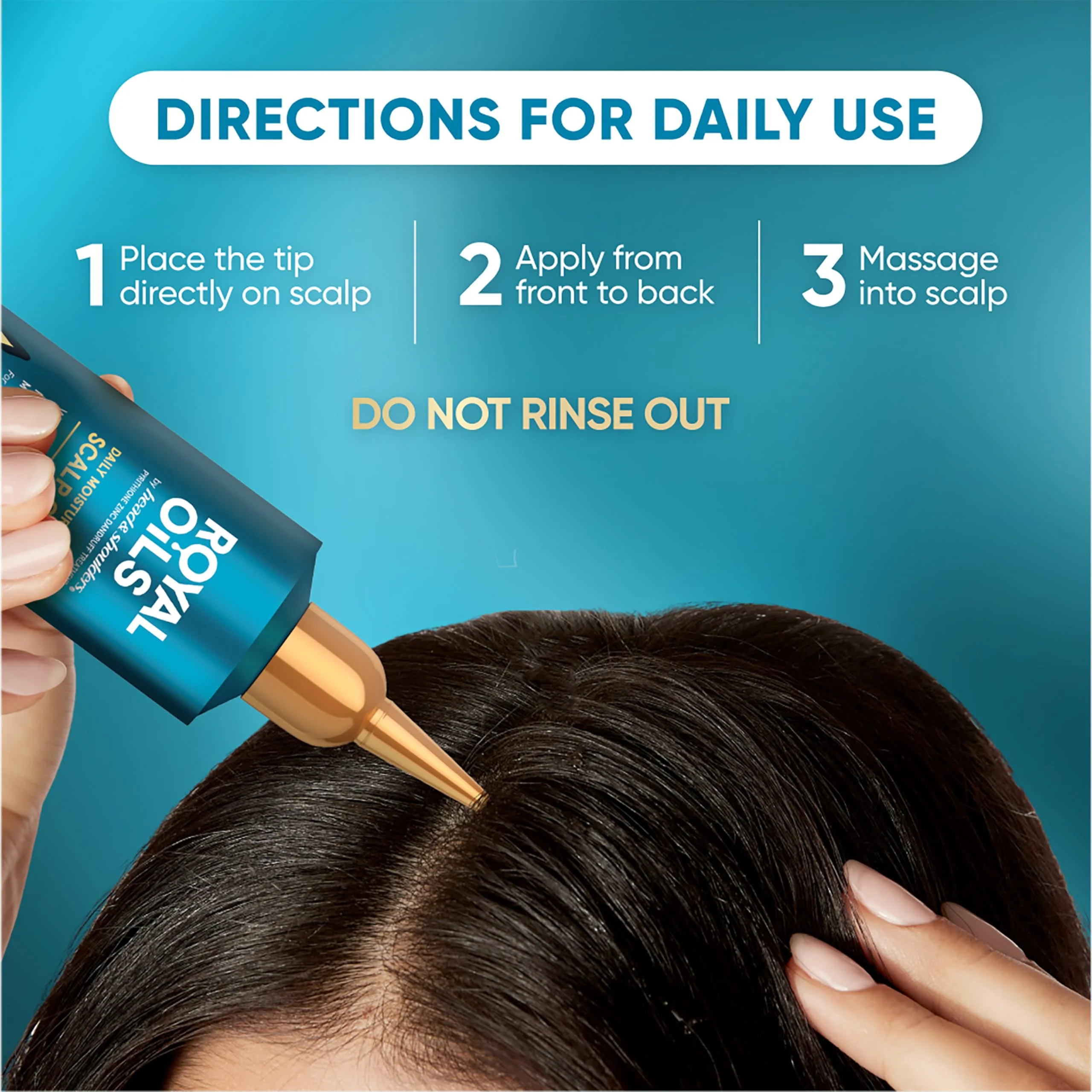 Head and Shoulders Scalp Cream Treatment, Daily Moisture, Anti Dandruff, Royal Oils Collection with Coconut Oil, Scalp Care for Natural and Curly Hair, 5.0 fl oz - Image 4