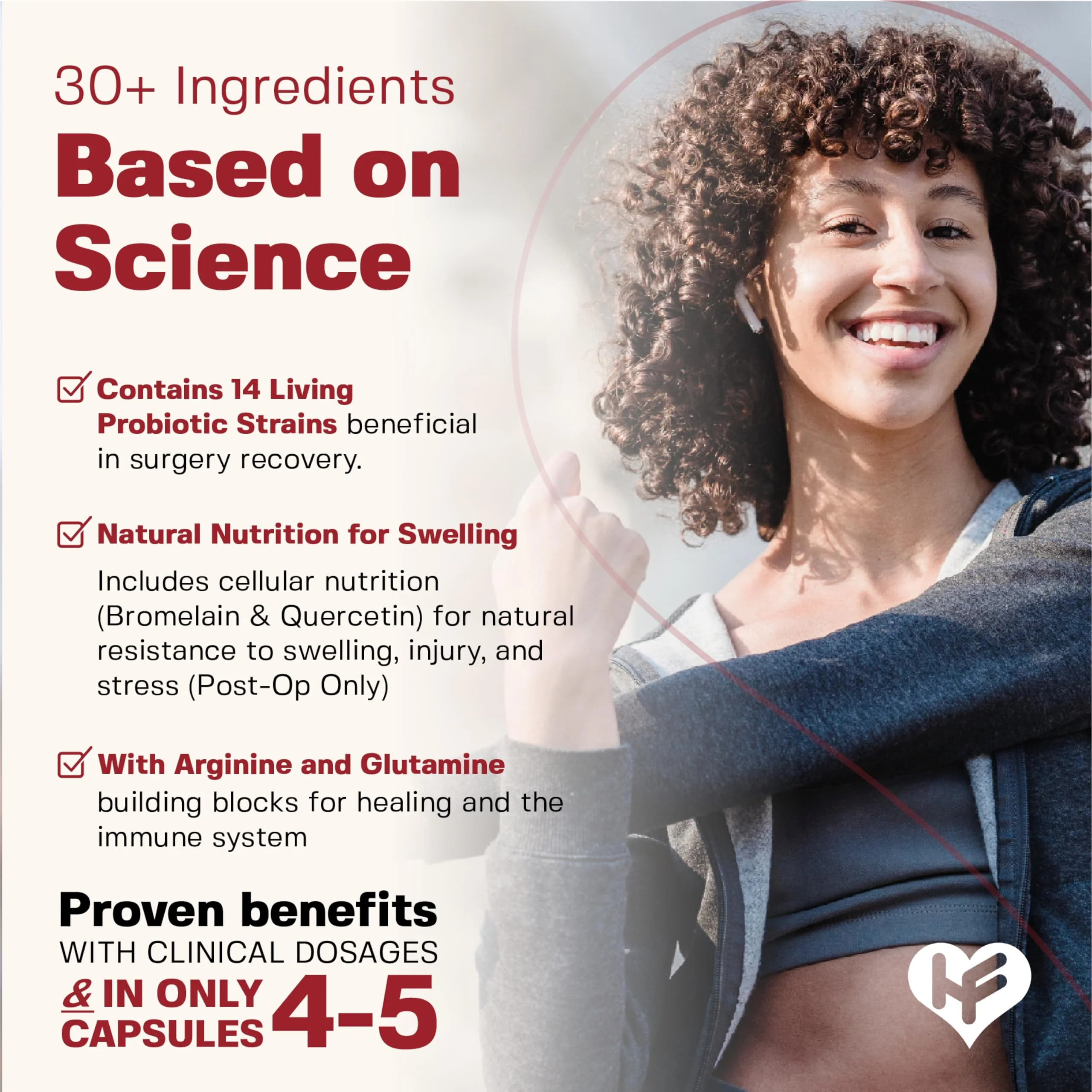 HealFast Post Surgery & Injury Recovery Supplement - Supports Healing, Scar Treatment & Bruising - BBL Post-Op Support for Surgery Recovery - Image 3