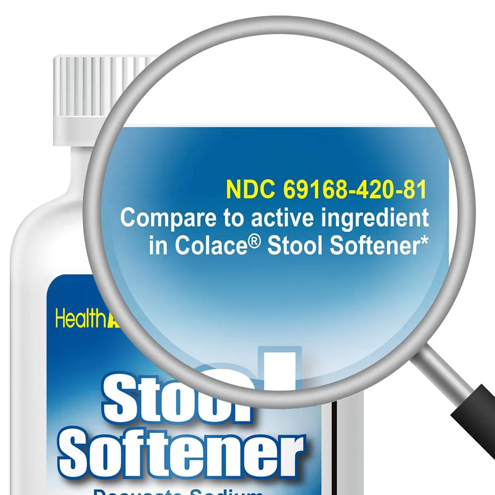 HealthA2Z® Stool Softener, Docusate Sodium 100mg, Red & White Capsules, Dependable & Stimulant-Free, Gentle Constipation Relief, 400 Counts - Image 2