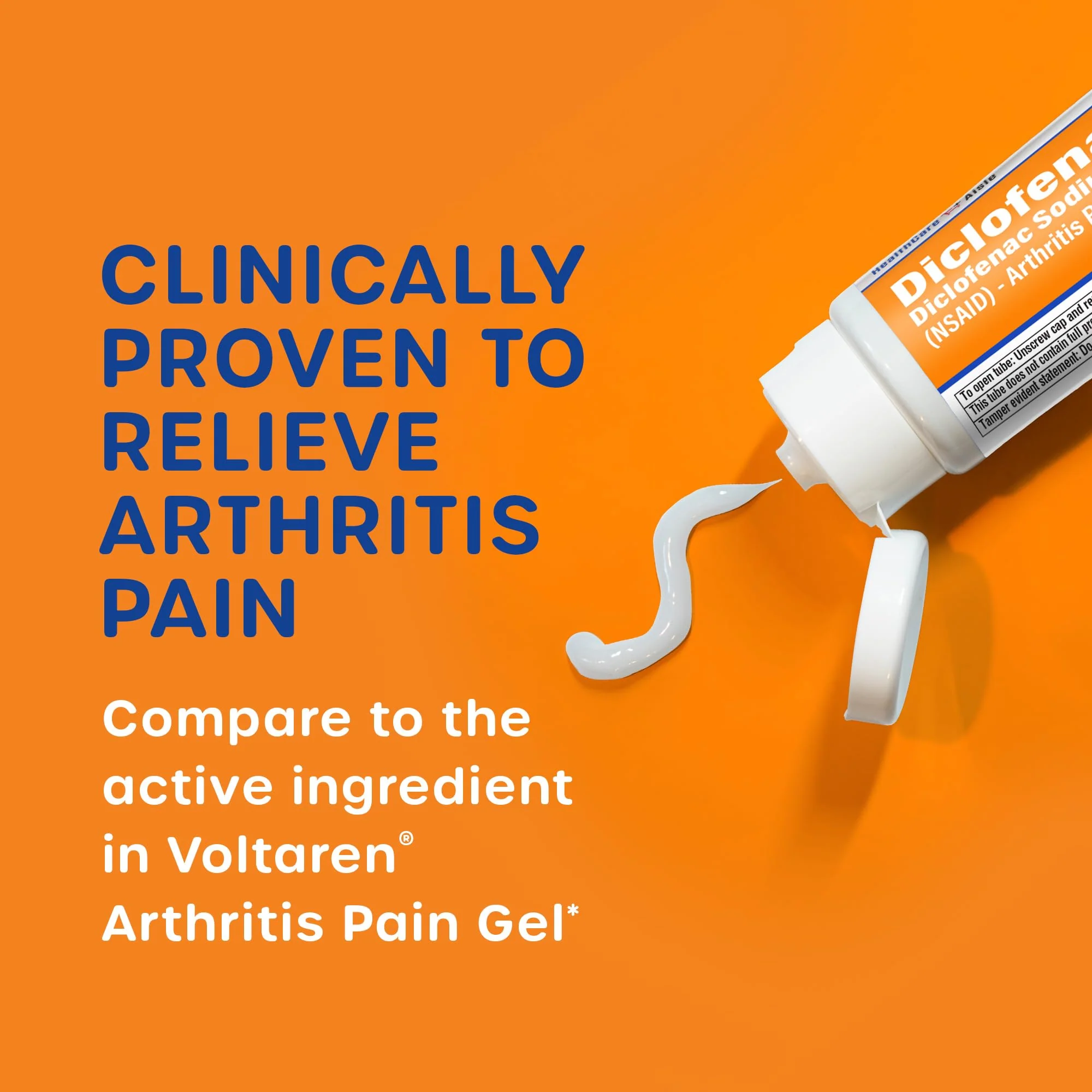 HealthCareAisle Diclofenac Gel,1%,Arthritis Pain Relief - 100 g Tube - Original Prescription Strength (NSAID),(Pack of 2) - Image 2