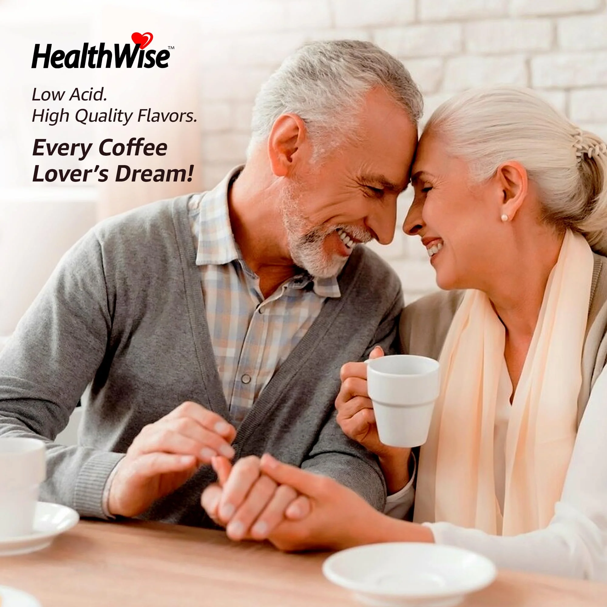 Healthwise Low Acid 100% Colombian Coffee K-Cups – Medium Roast, Healthier Coffee for Sensitive Stomach (Unflavored) – 36 Count (Pack of 3) - Image 2