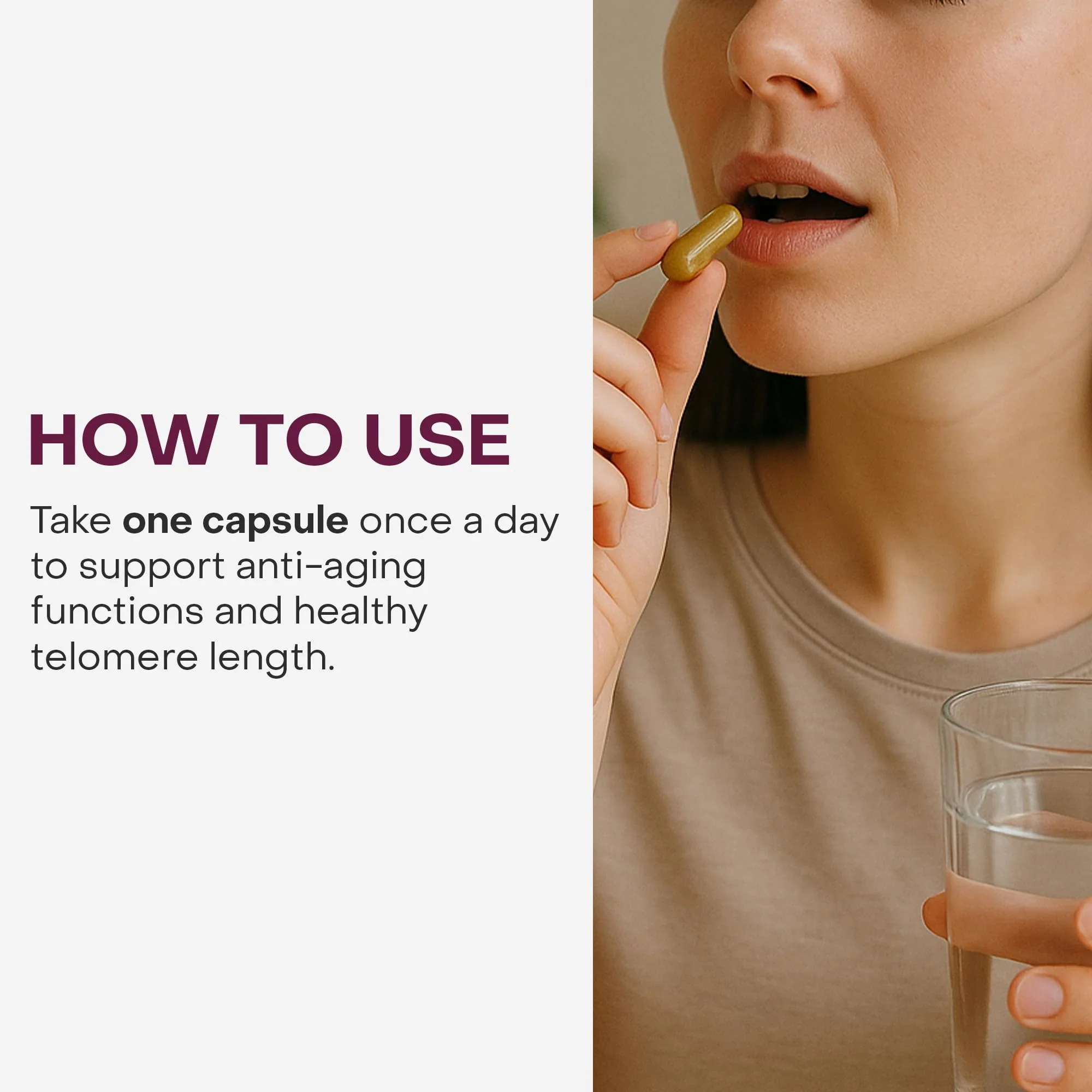Healthycell Telomere Length Supplement - Anti-Aging Telomere Lengthening Supplements with Phytonutrients & Vitamins for Cellular Health - AC-11, Astragalus & Resveratrol - 30 Capsules - Image 4
