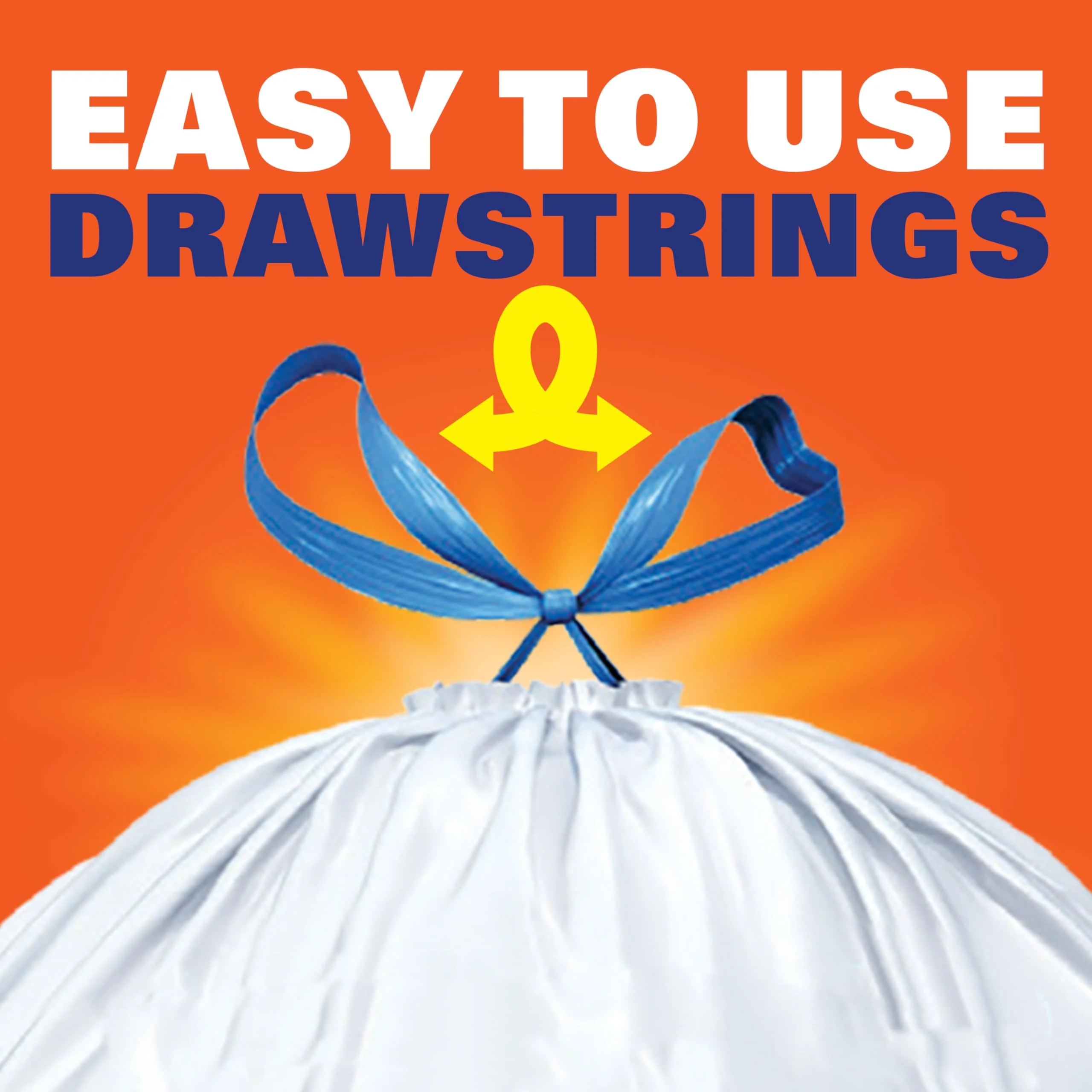Hefty Strong Tall Kitchen Trash Bags, Unscented, 13 Gallon, 45 Count - Image 4