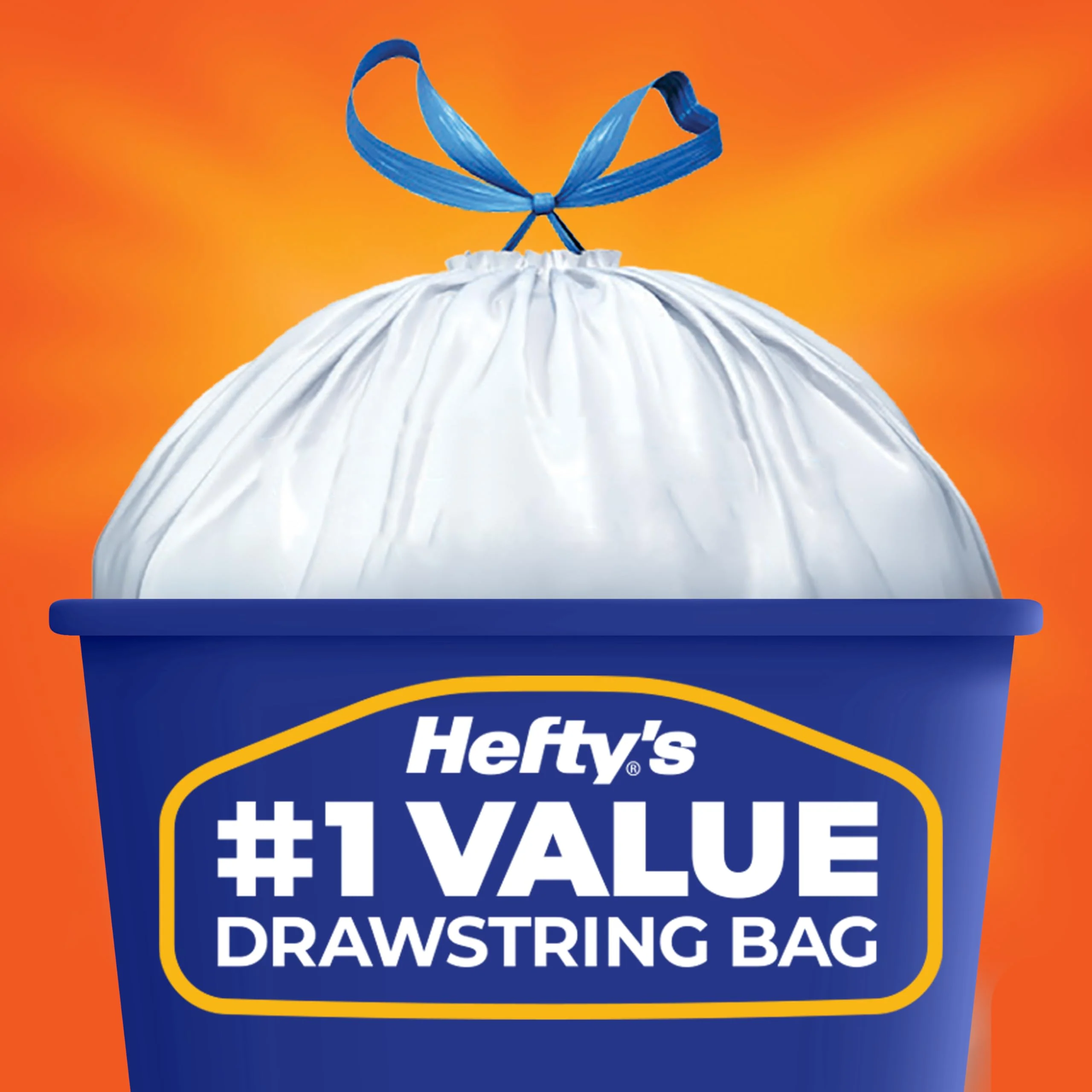 Hefty Strong Tall Kitchen Trash Bags, Unscented, 13 Gallon, 45 Count - Image 6