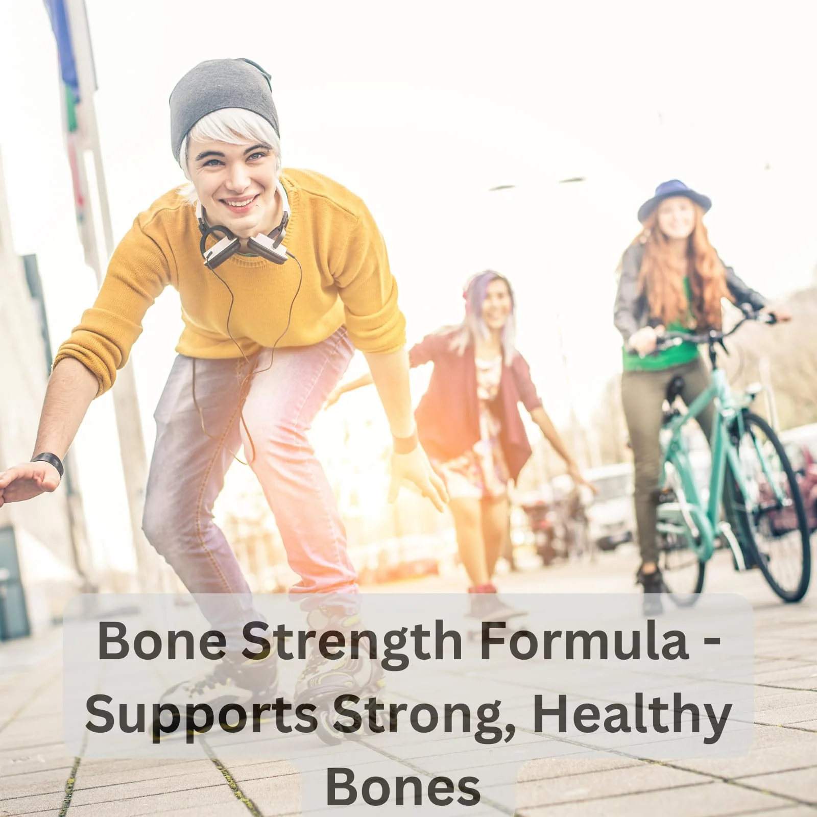 Height Boost Bone Growth Gummies for Kids & Teens – Natural Growth Support with Calcium, Vitamin D3, K2, Collagen Hydrolysate & Herbal Blend – Bone Strength & Height Supplement – 60 Gummies - Image 5