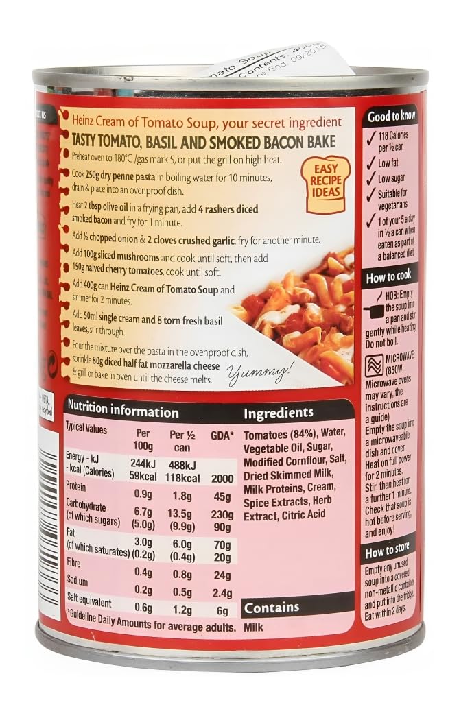 Heinz, Soup Cream Of Tomato, 14.1-Ounce (12 Pack) - Image 3
