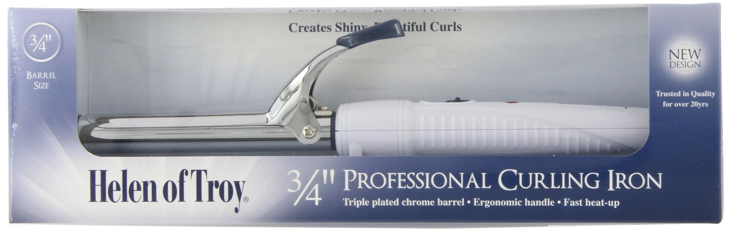 Helen Of Troy 1501 Spring Curling Iron, White, 3/4 inch Barrel - Image 2